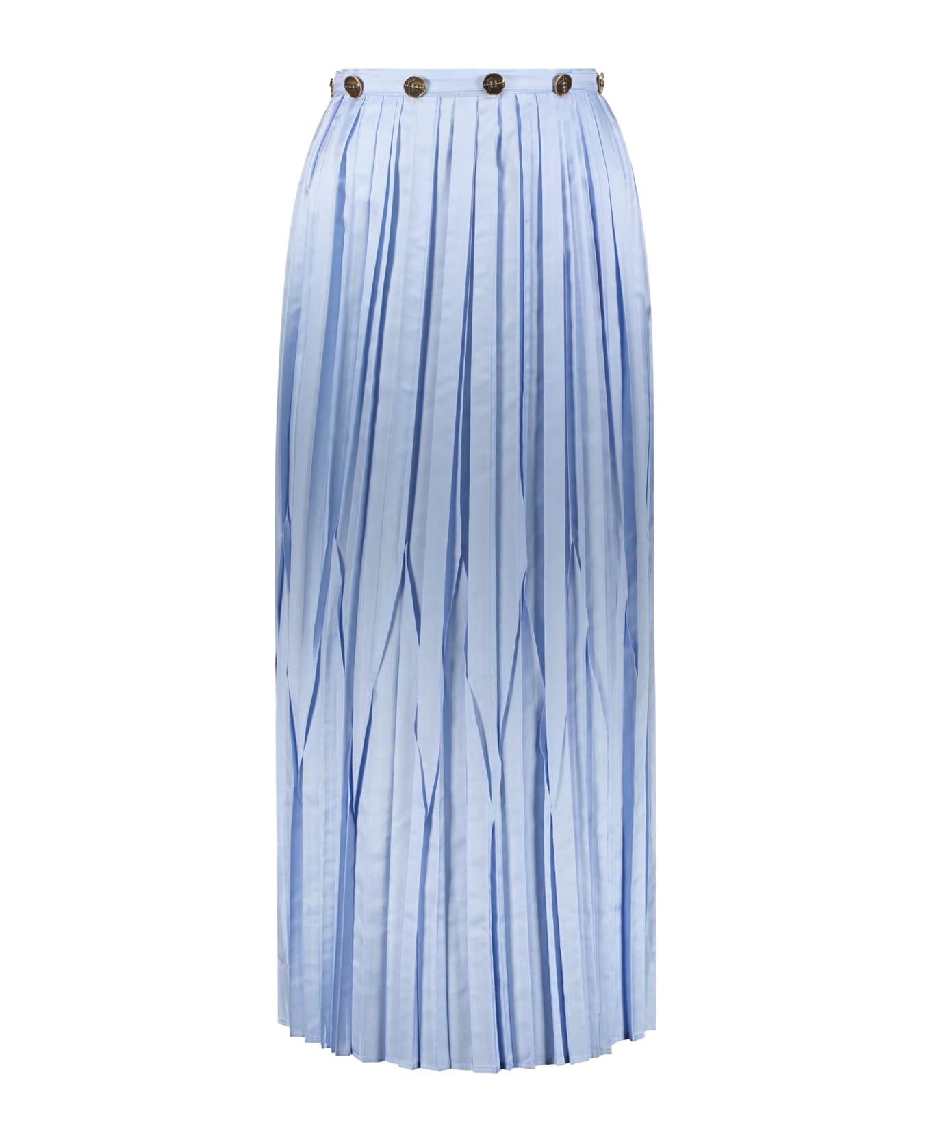 Ferragamo Pleated Skirt - Light Blue