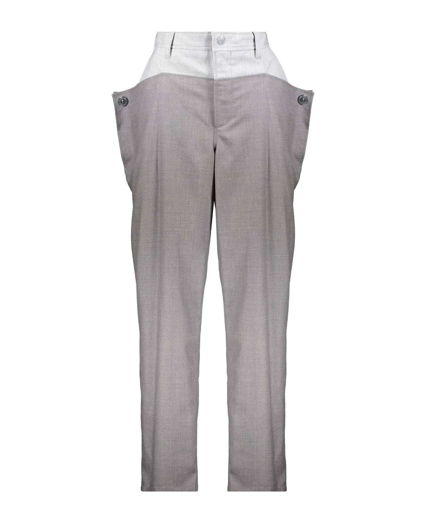 Burberry Wool Trousers - grey