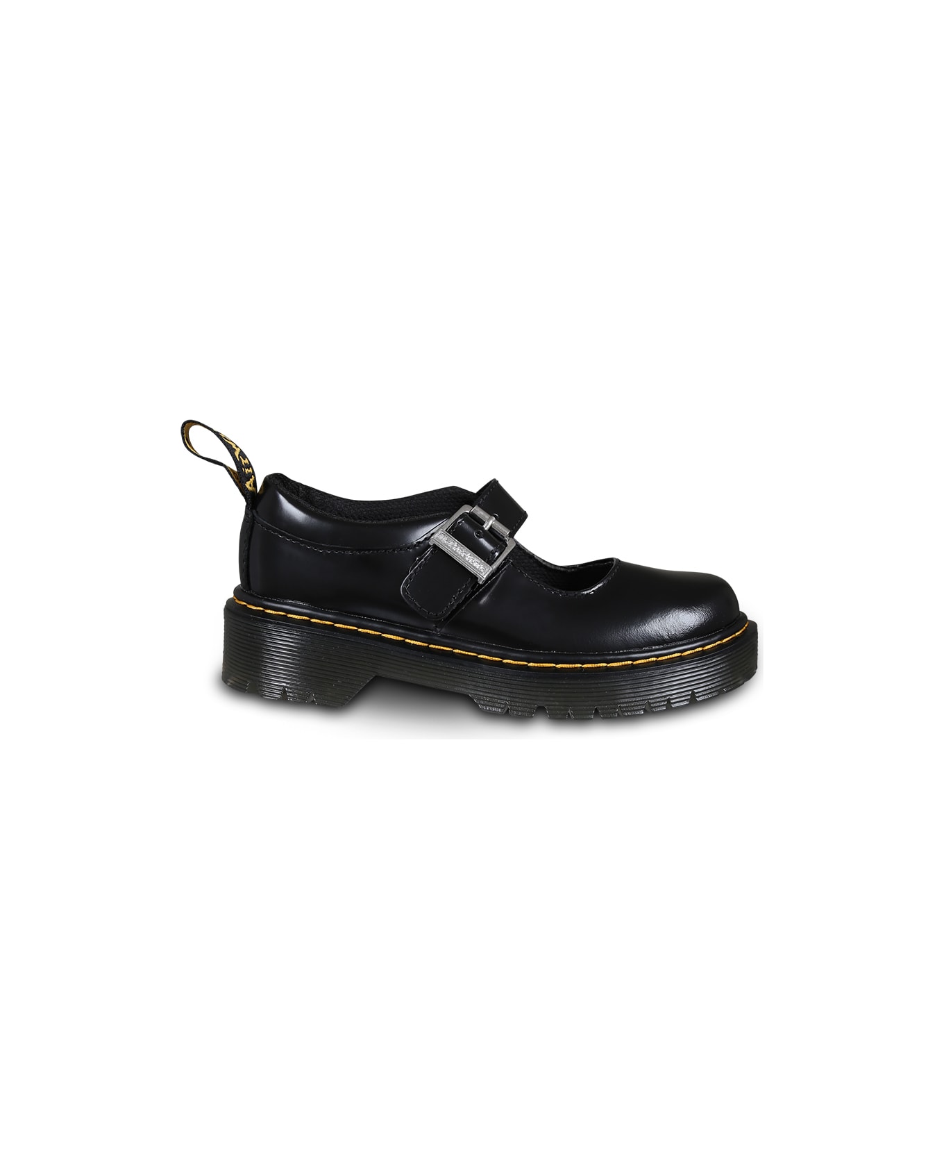 Dr. Martens Black Mj Bex Ballet Flats For Girl With Logo - Black シューズ