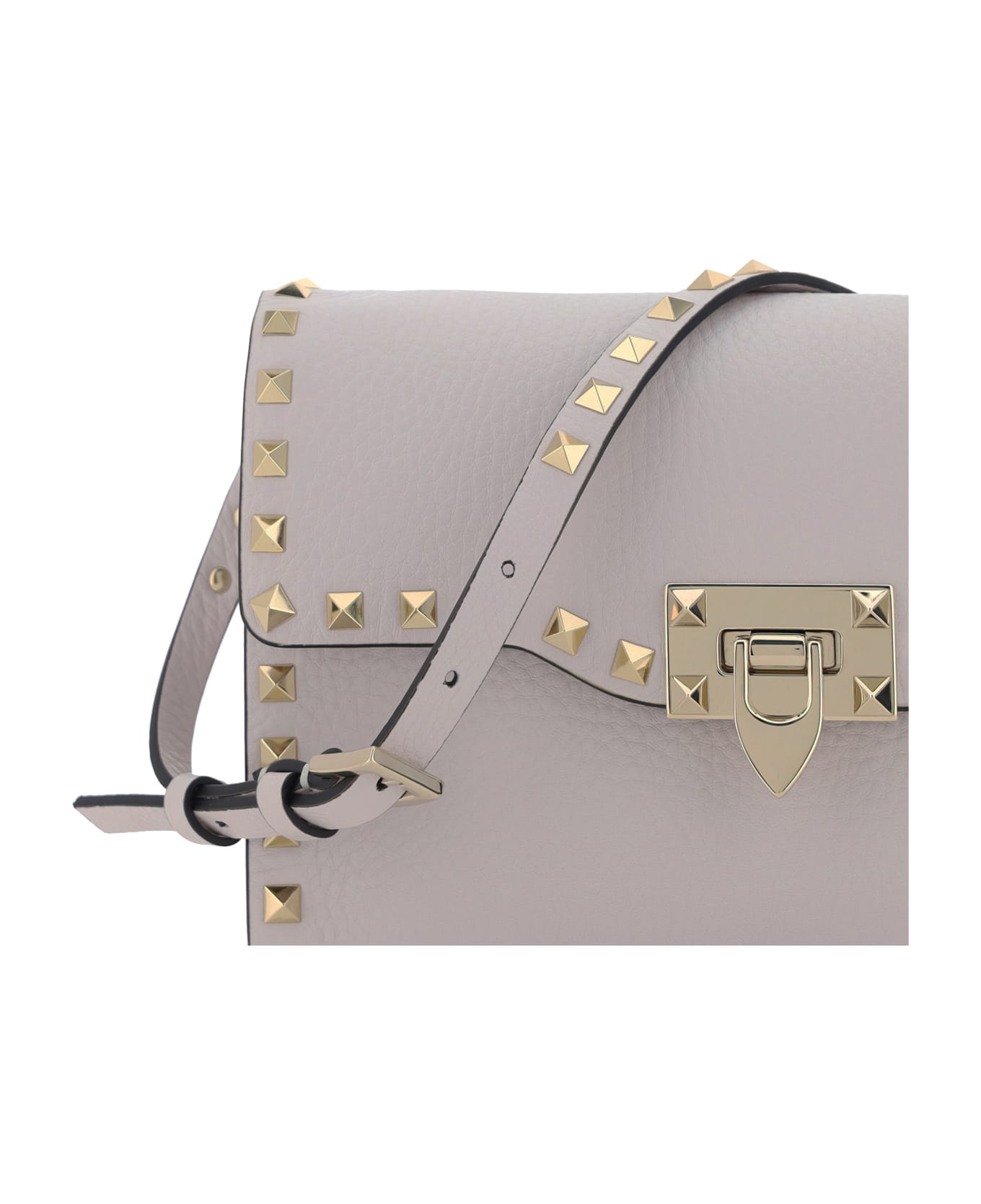 Valentino Garavani Small Rockstud Shoulder Bag - Lilac