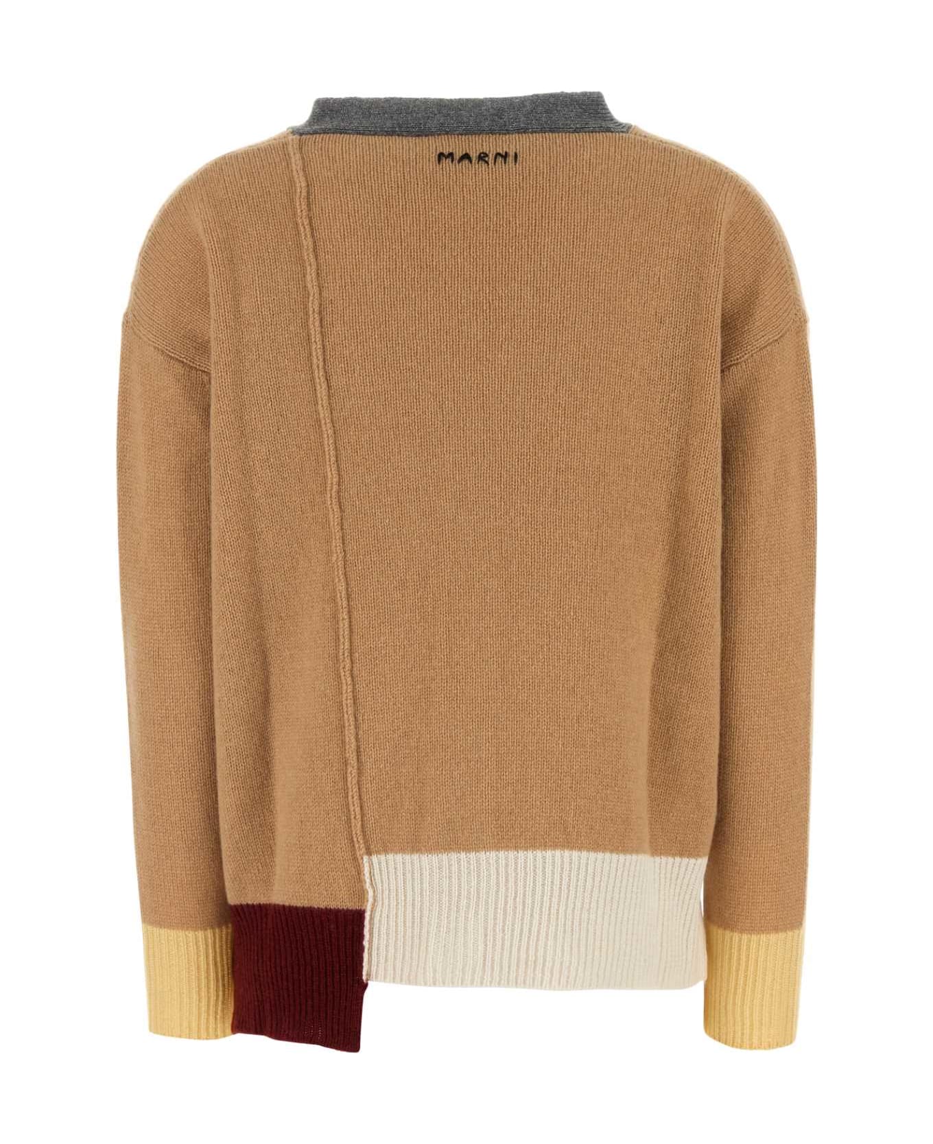 Marni Camel Cashmere Cardigan - EARTHOFSIENA