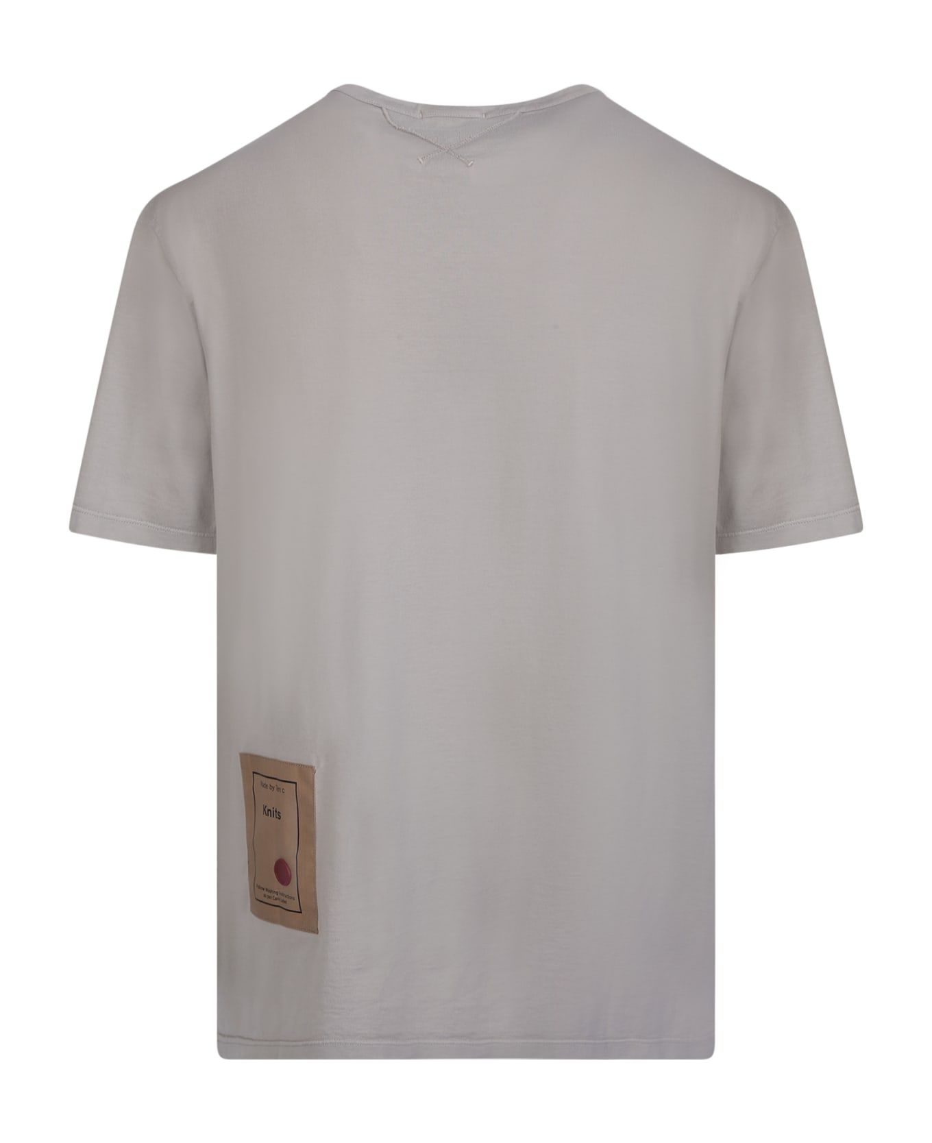 Ten C Light Grey Serafino T-shirt - Grey シャツ