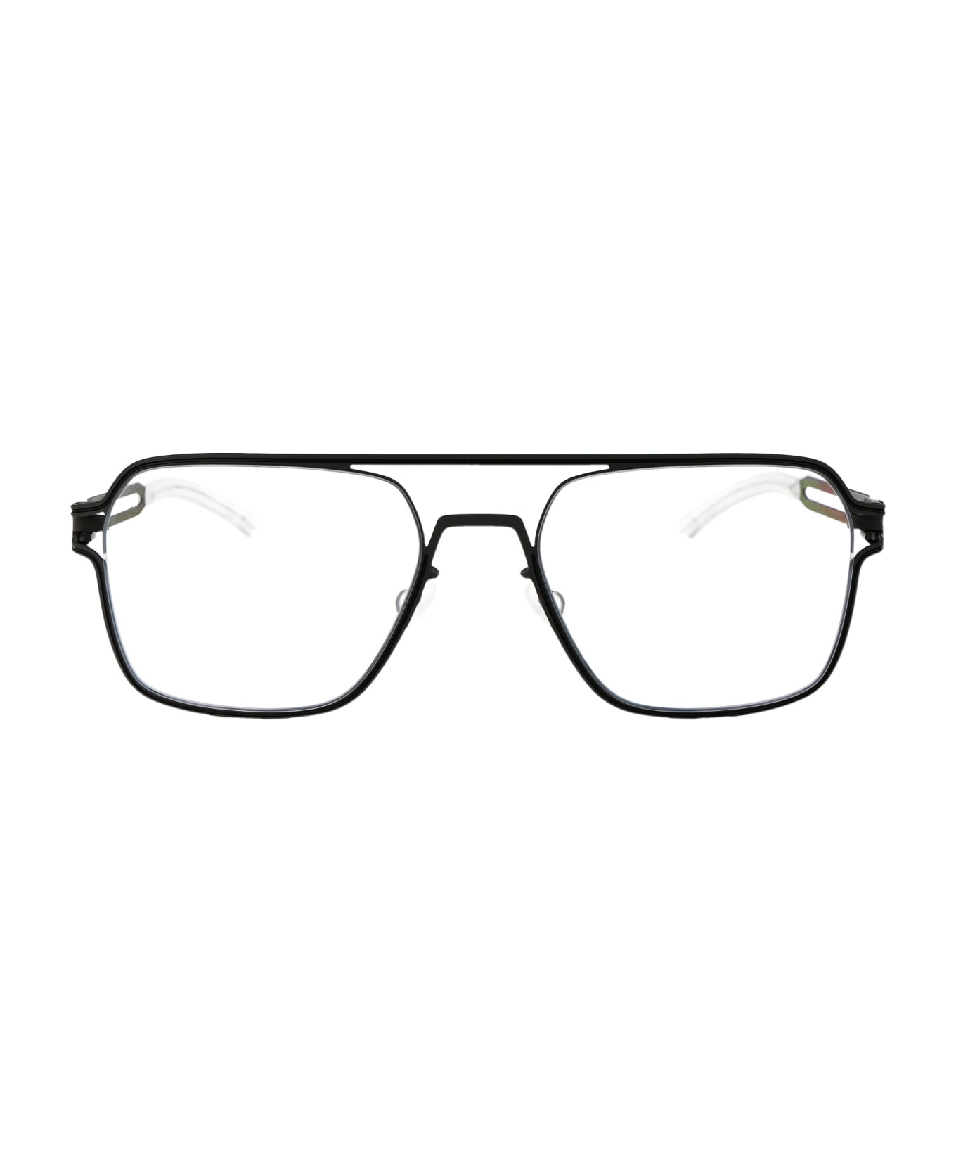Mykita Jalo Glasses - 515 Storm Grey/Black Clear アイウェア