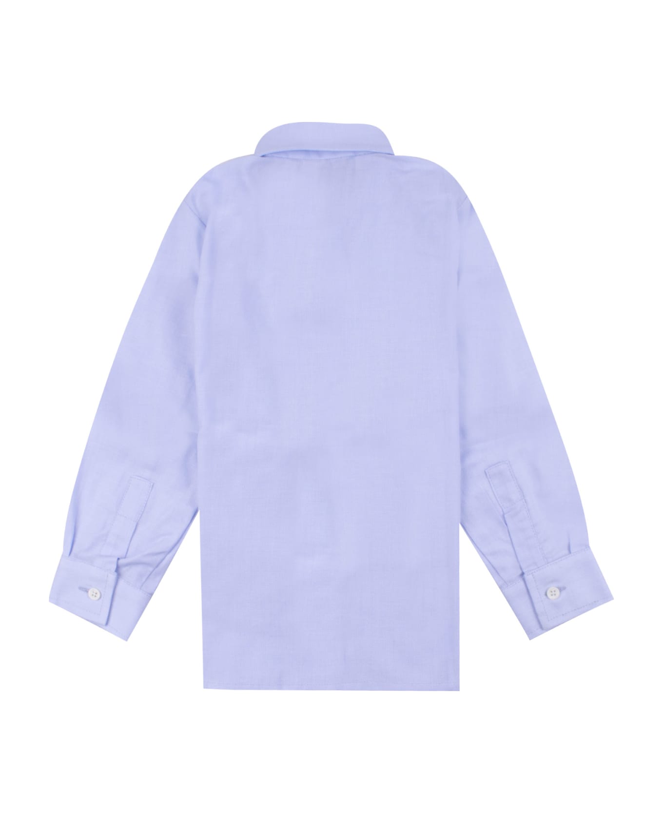 La stupenderia Cotton Shirt - Light blue