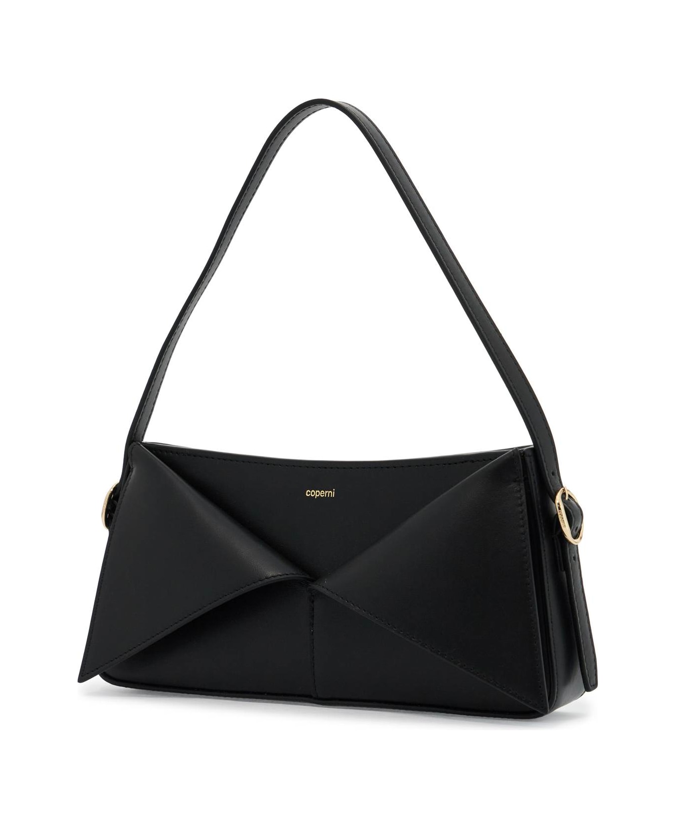 Coperni Ed Leather Bag With Flap - BLACK (Black)