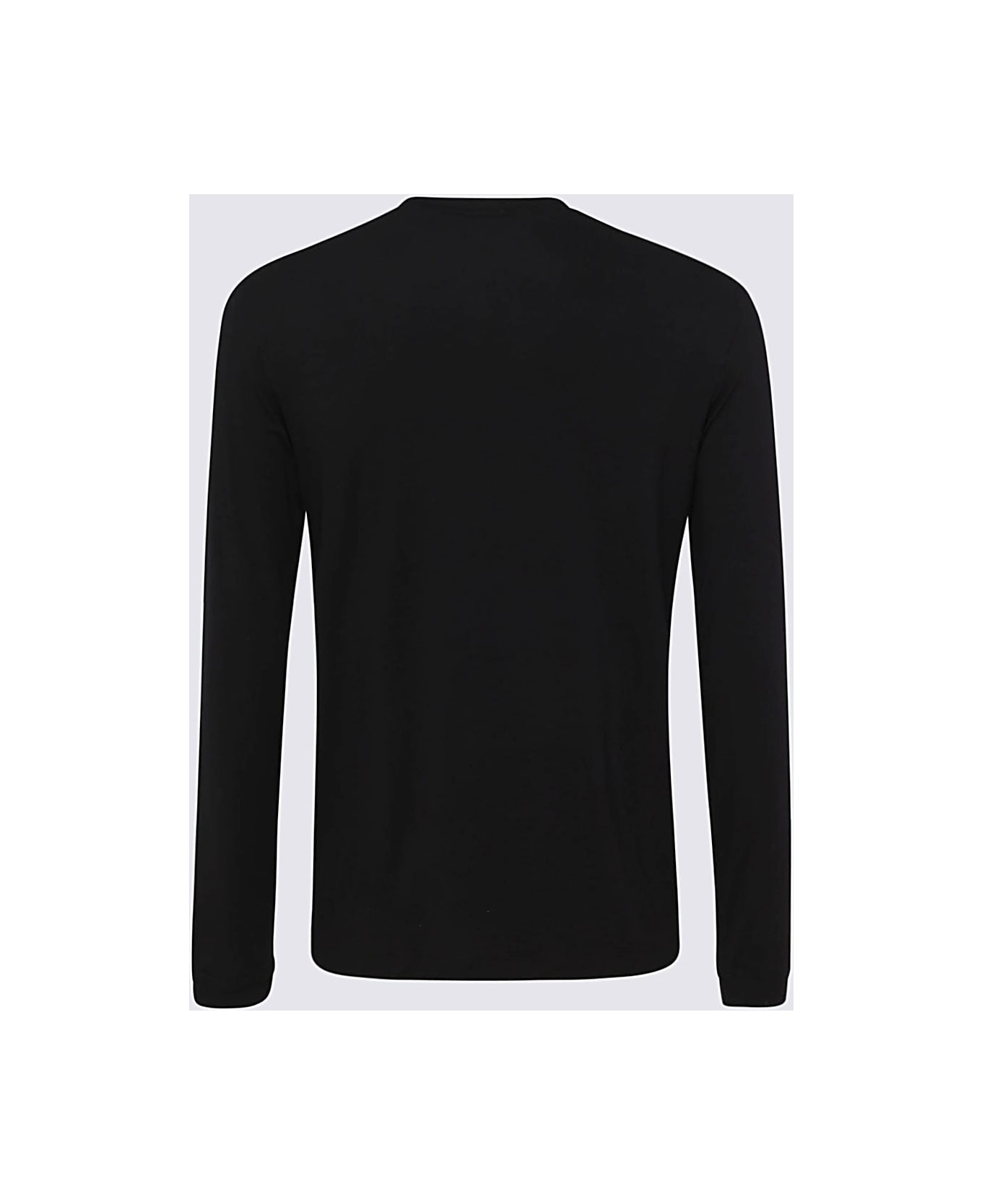 Giorgio Armani Black Viscose T-shirt - Black