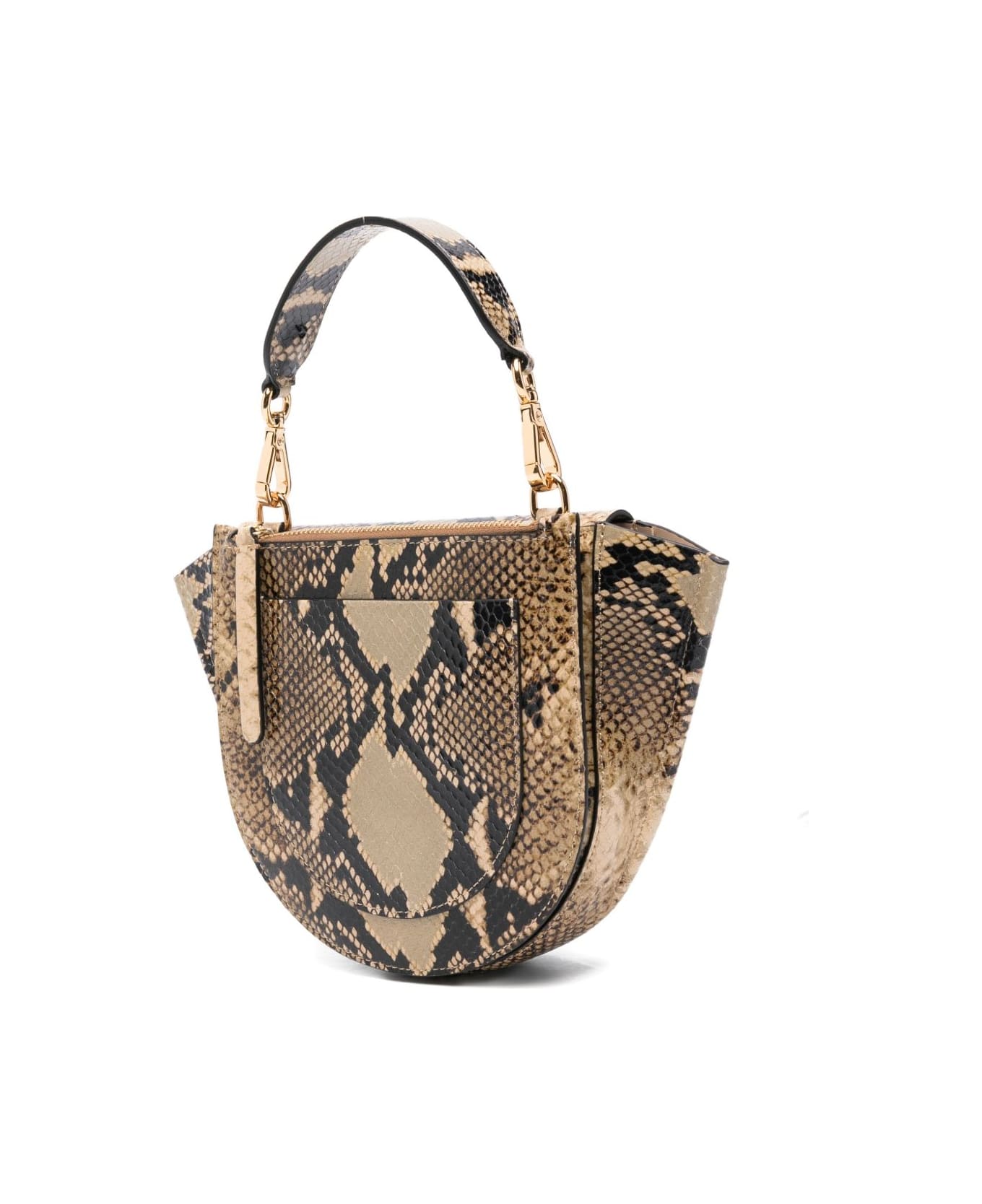 Wandler Hortensia Mini Bag In Beige Python - Beige