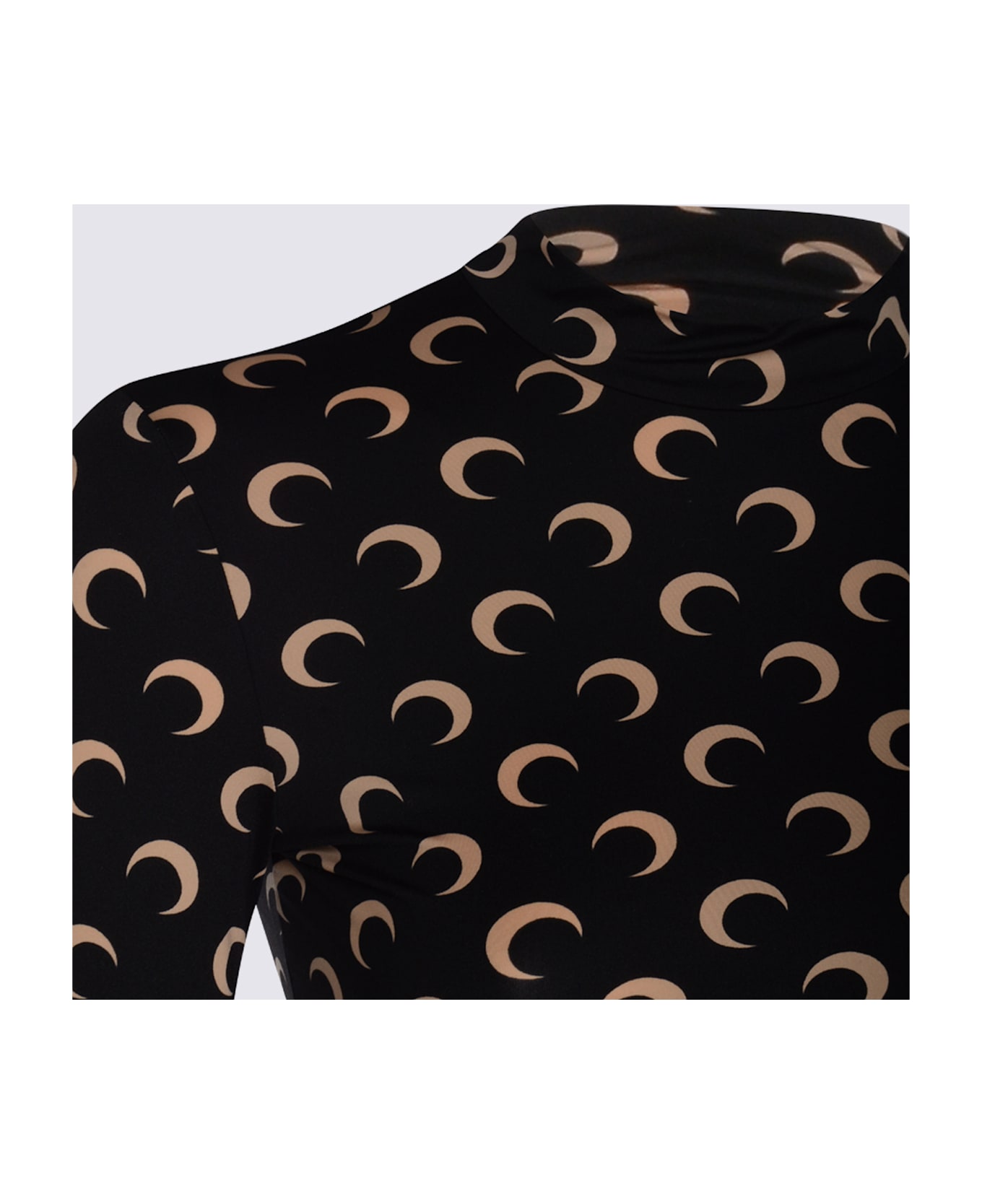 Marine Serre Black Top - INVERSE TAN