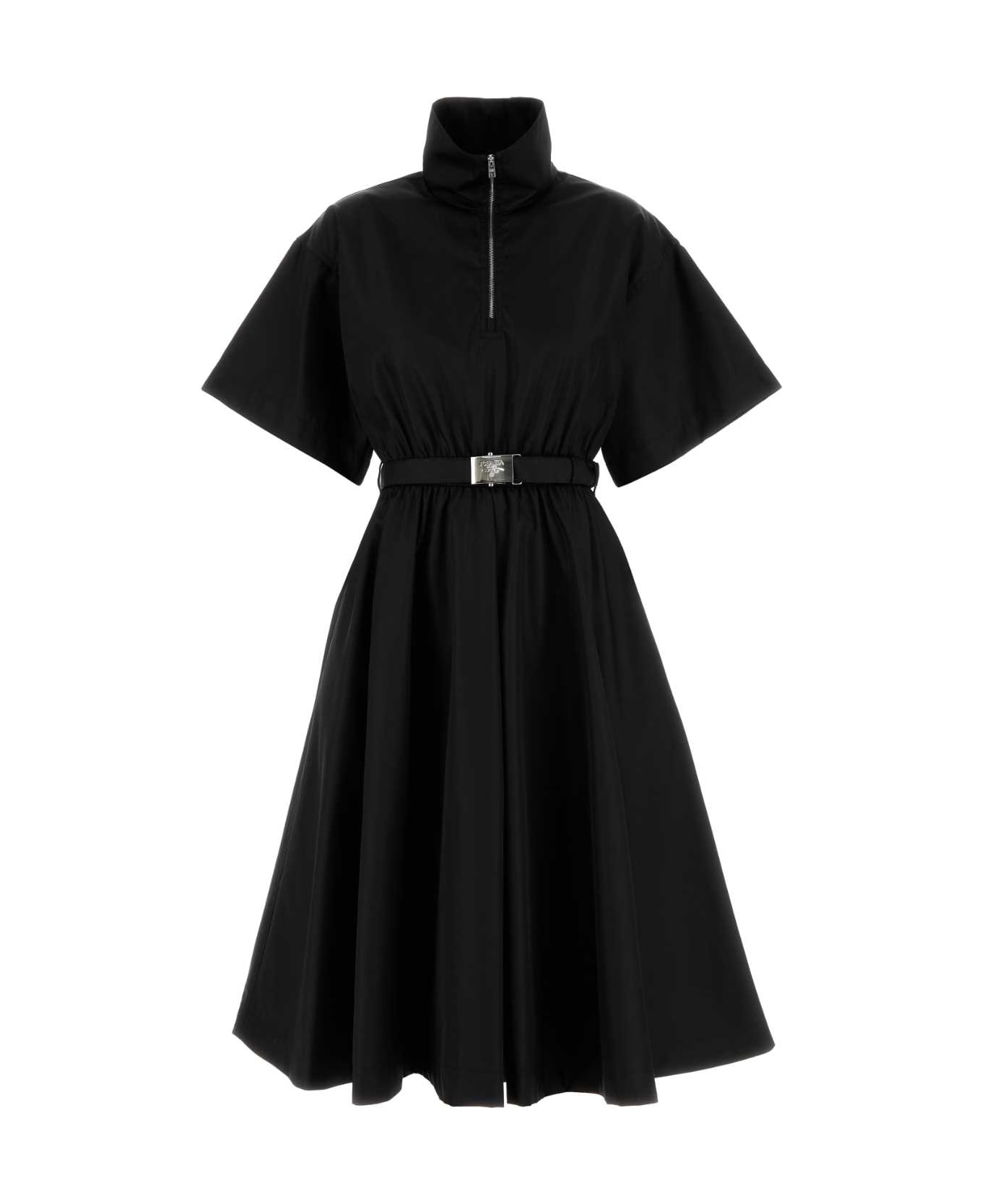 Prada Black Re-nylon Dress - NERO