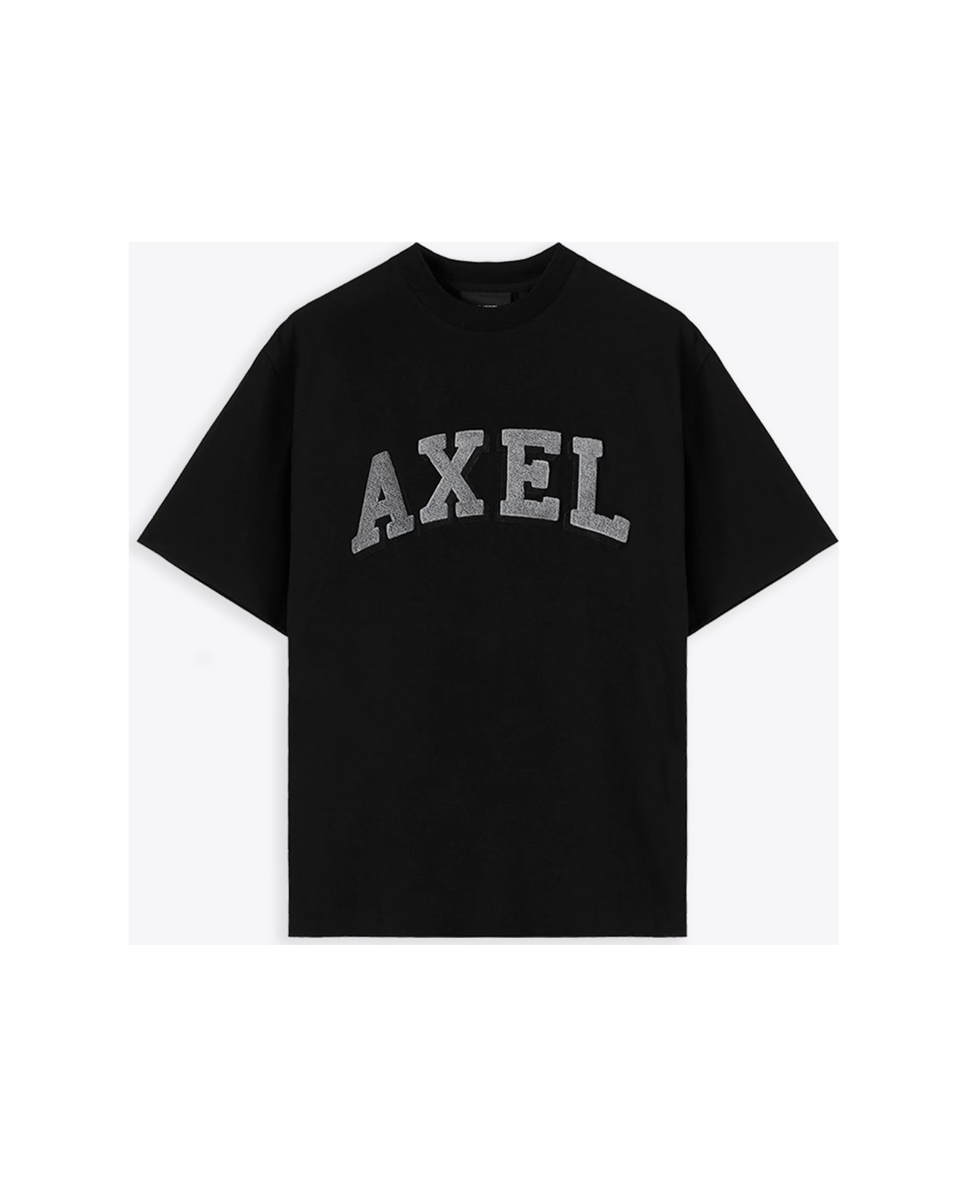 Axel Arigato Axel Arc T-shirt Black t-shirt with arched logo - Axel Arc t-shirt - Nero
