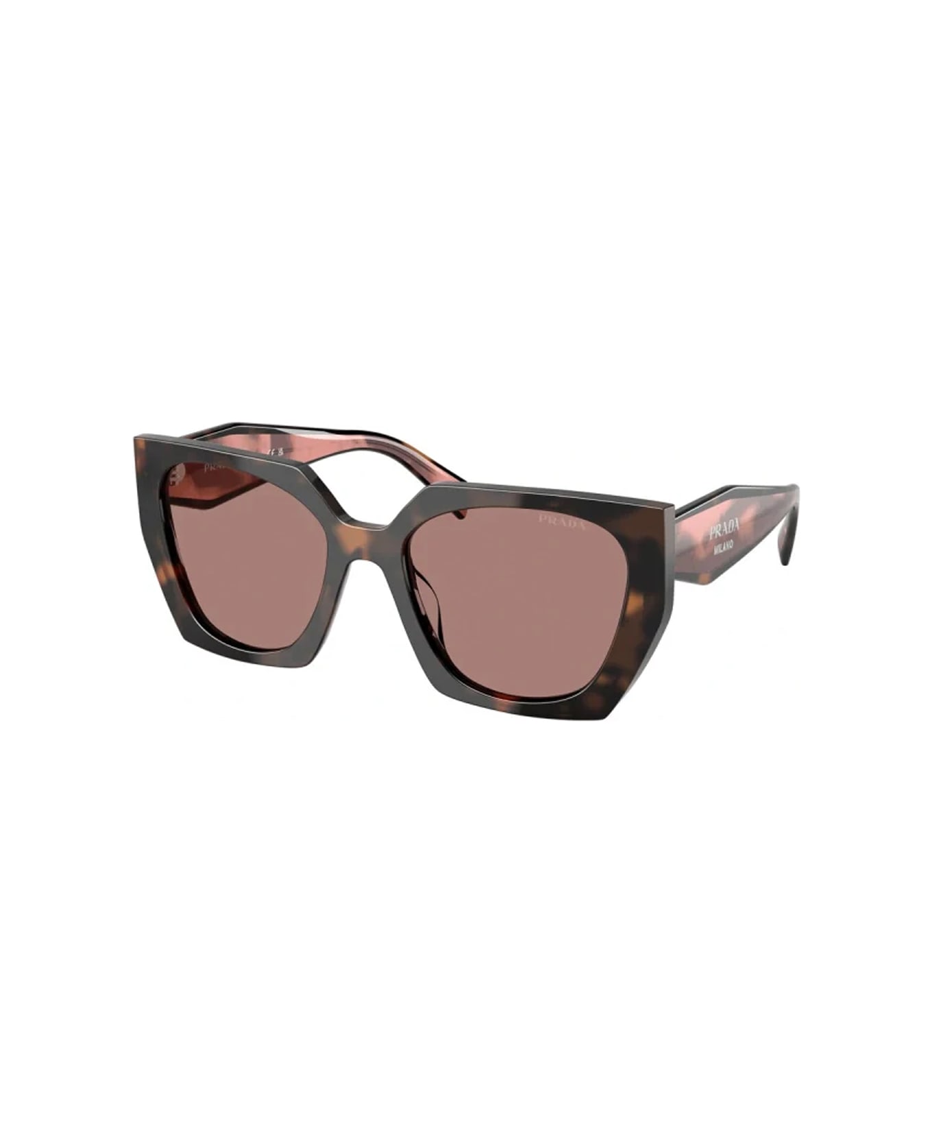 Prada Eyewear Prada Pr15ws 23a60b Malva Tartarugato Sunglasses - Marrone