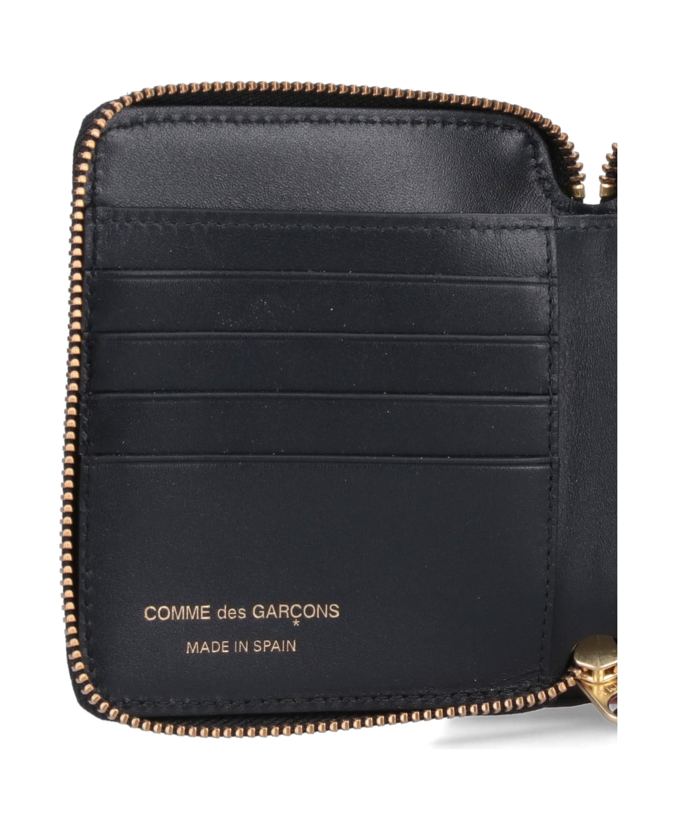 Comme des Garçons Zip-around Wallet - Black