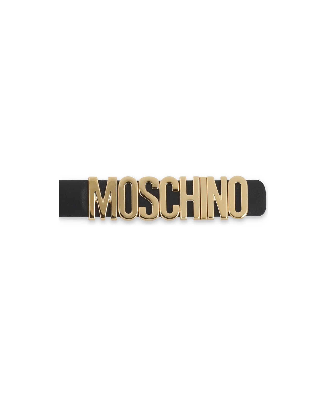 Moschino Leather Belt - Black ベルト