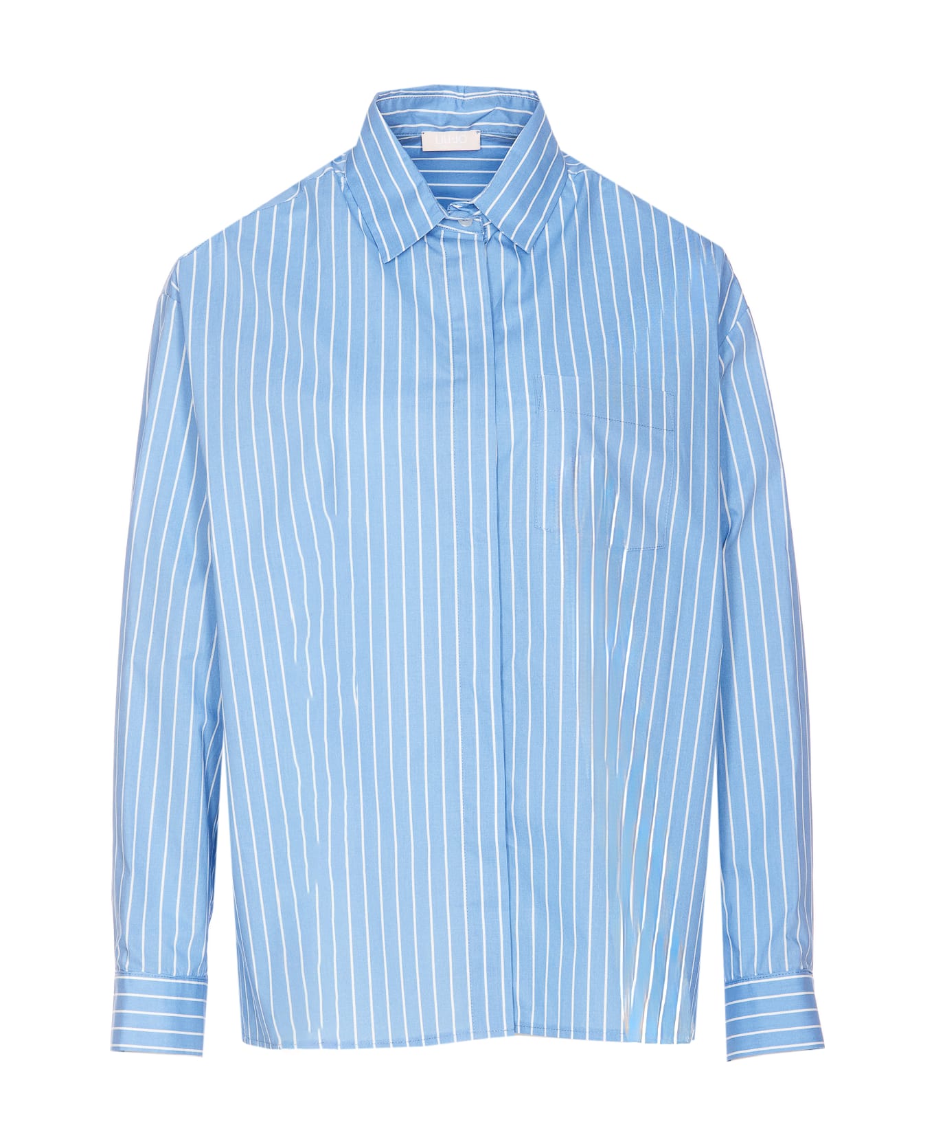 Liu-Jo Striped Over Shirt - Blue