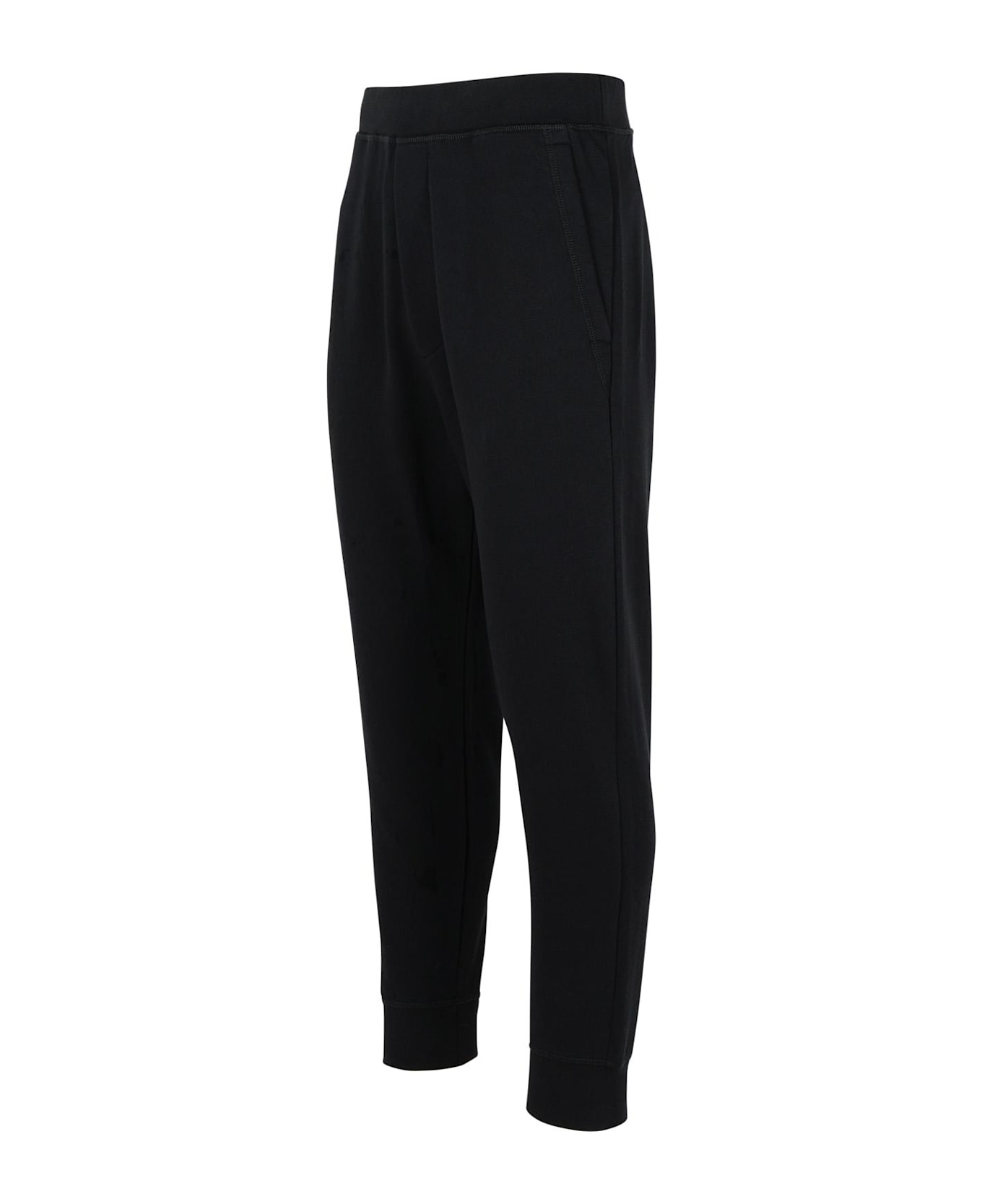 Dsquared2 Relaxed' Black Cotton Pants - Black