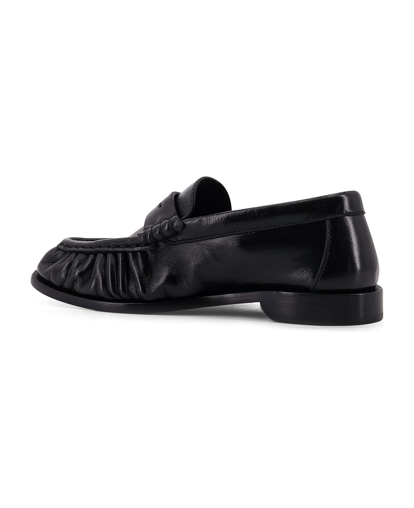 Saint Laurent Le Loafer 15 Moc Leather Loafers - Black