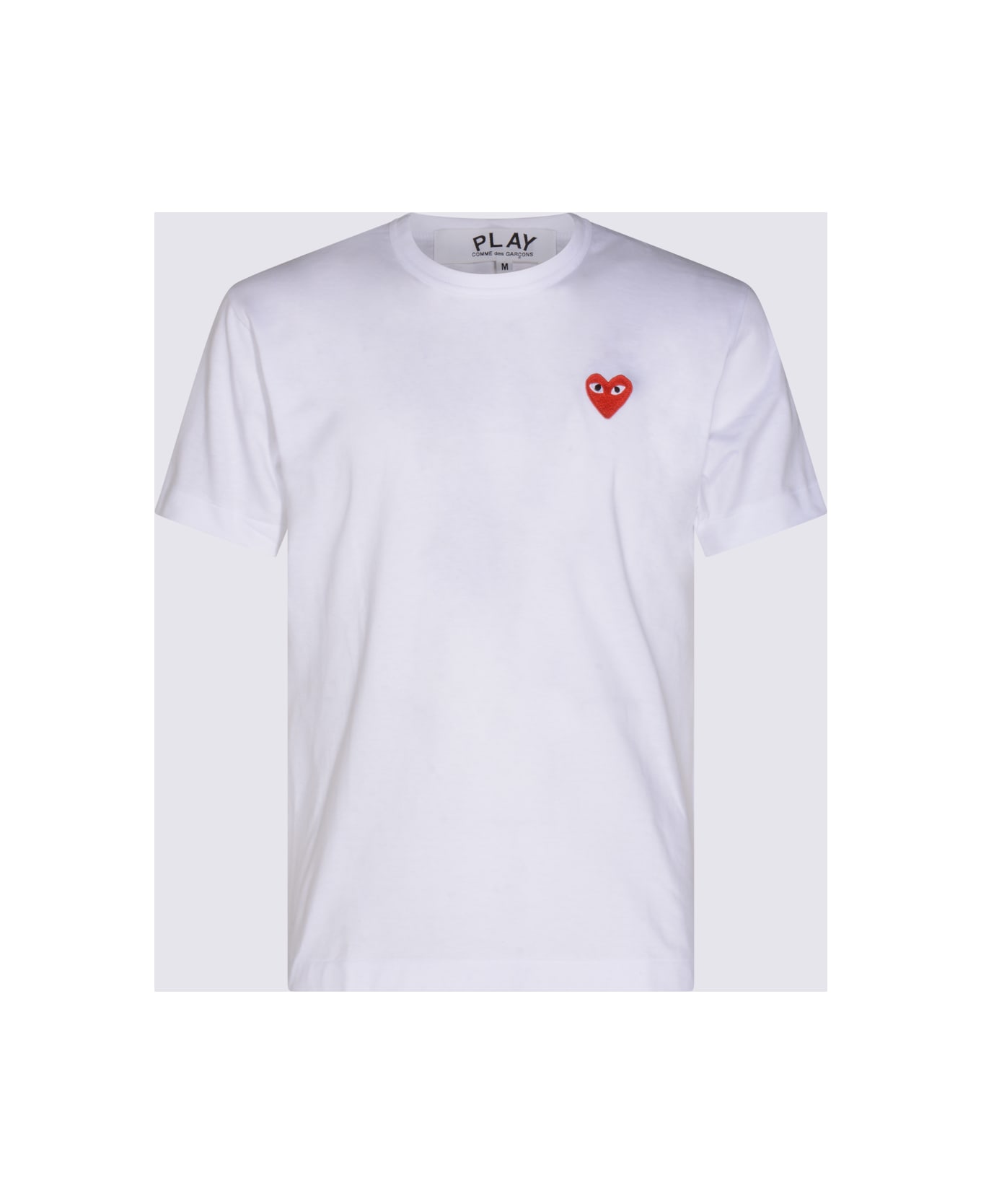 Comme des Garçons Play White Cotton T-shirt - White