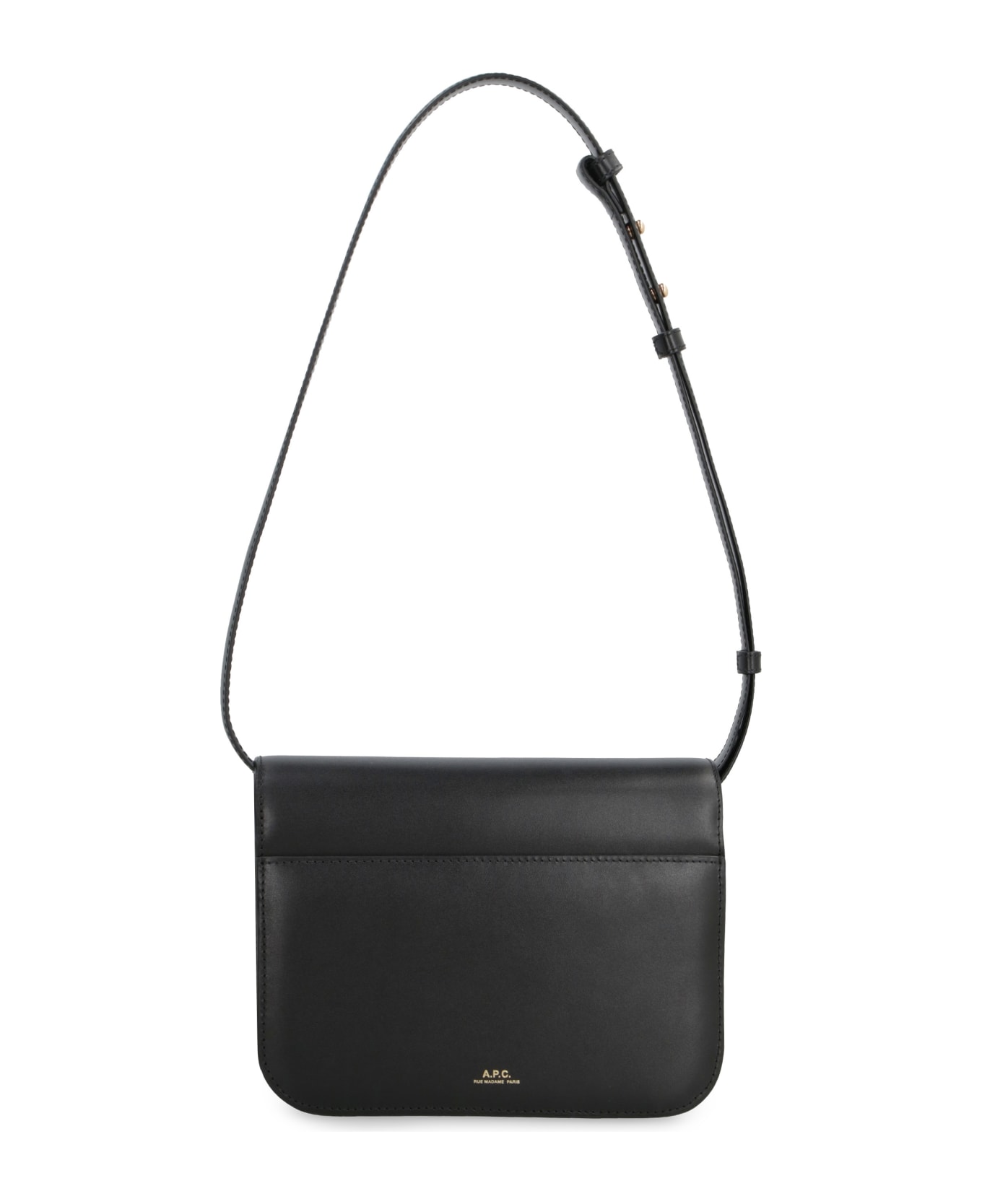 A.P.C. Astra Leather Small Bag - black