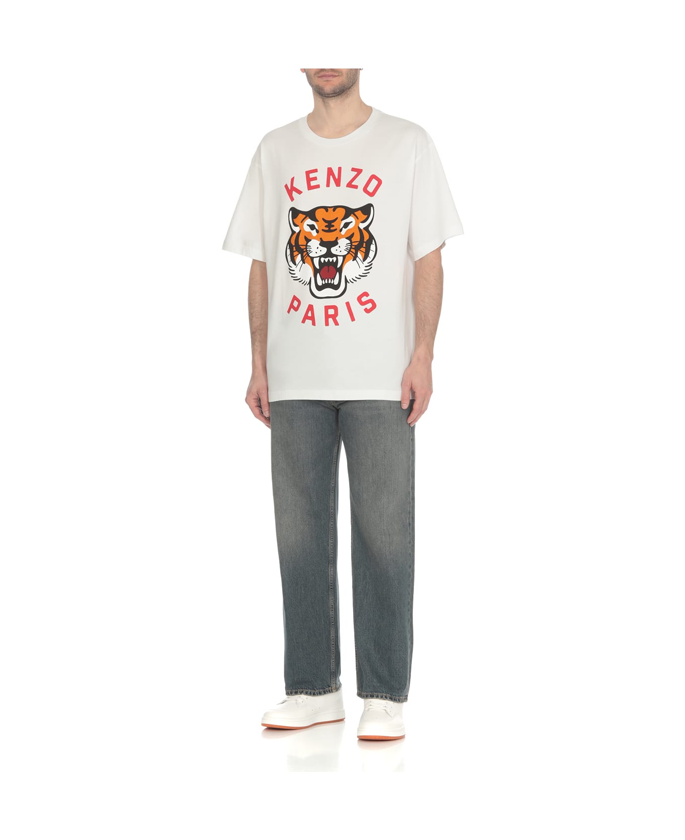 Kenzo Lucky Tiger T-shirt - White