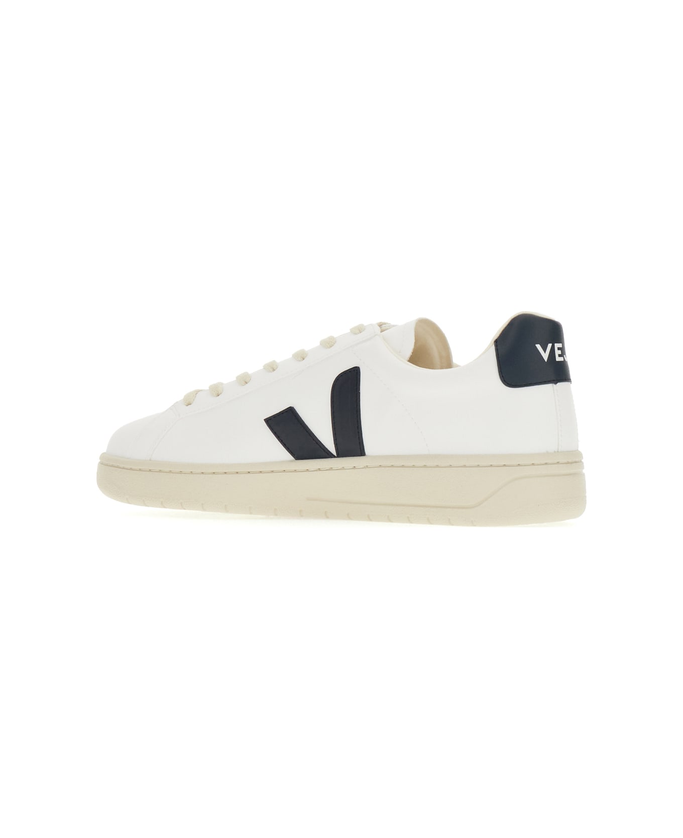 Veja White Synthetic Leather Urca Sneakers - WHITENAUTICO