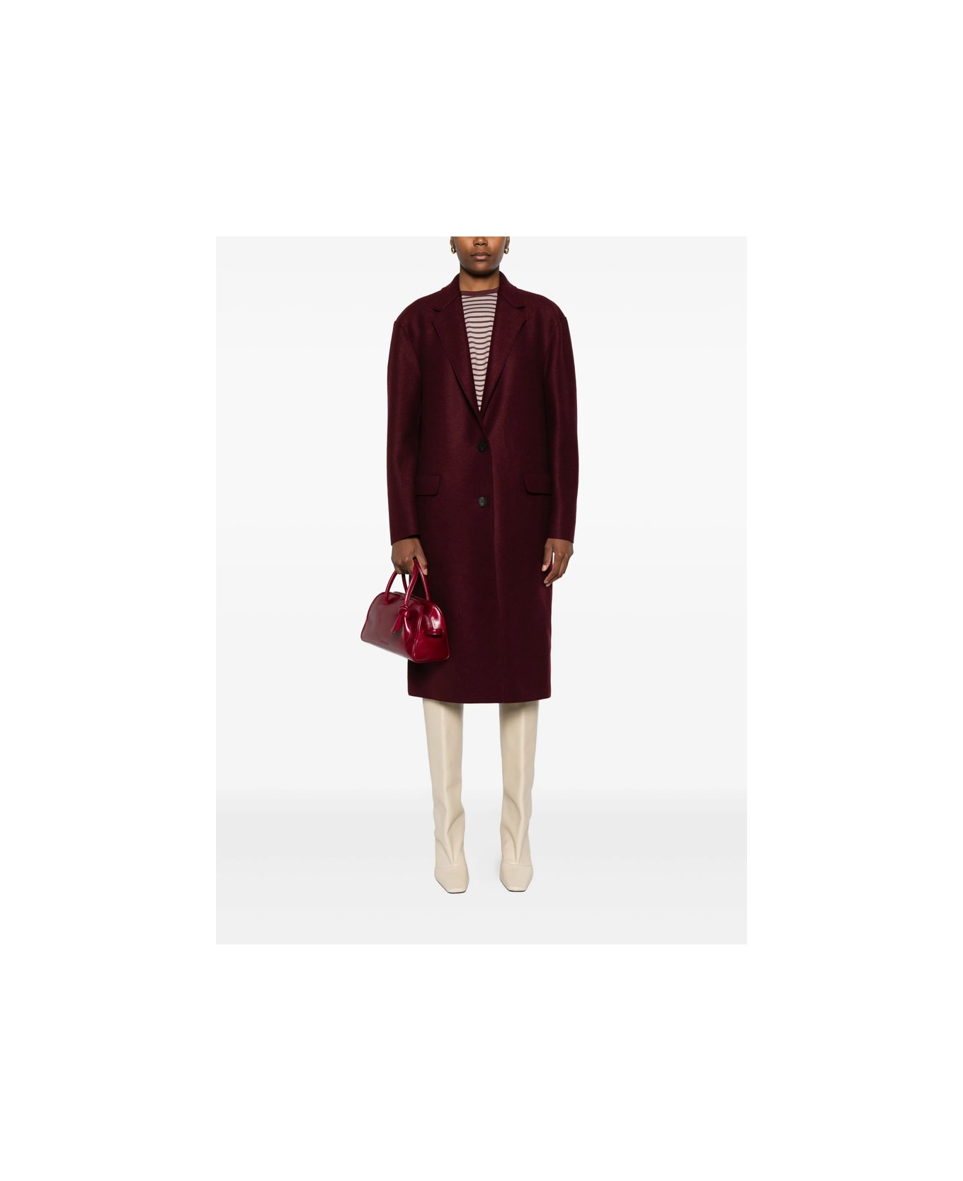 Harris Wharf London Coat - RED