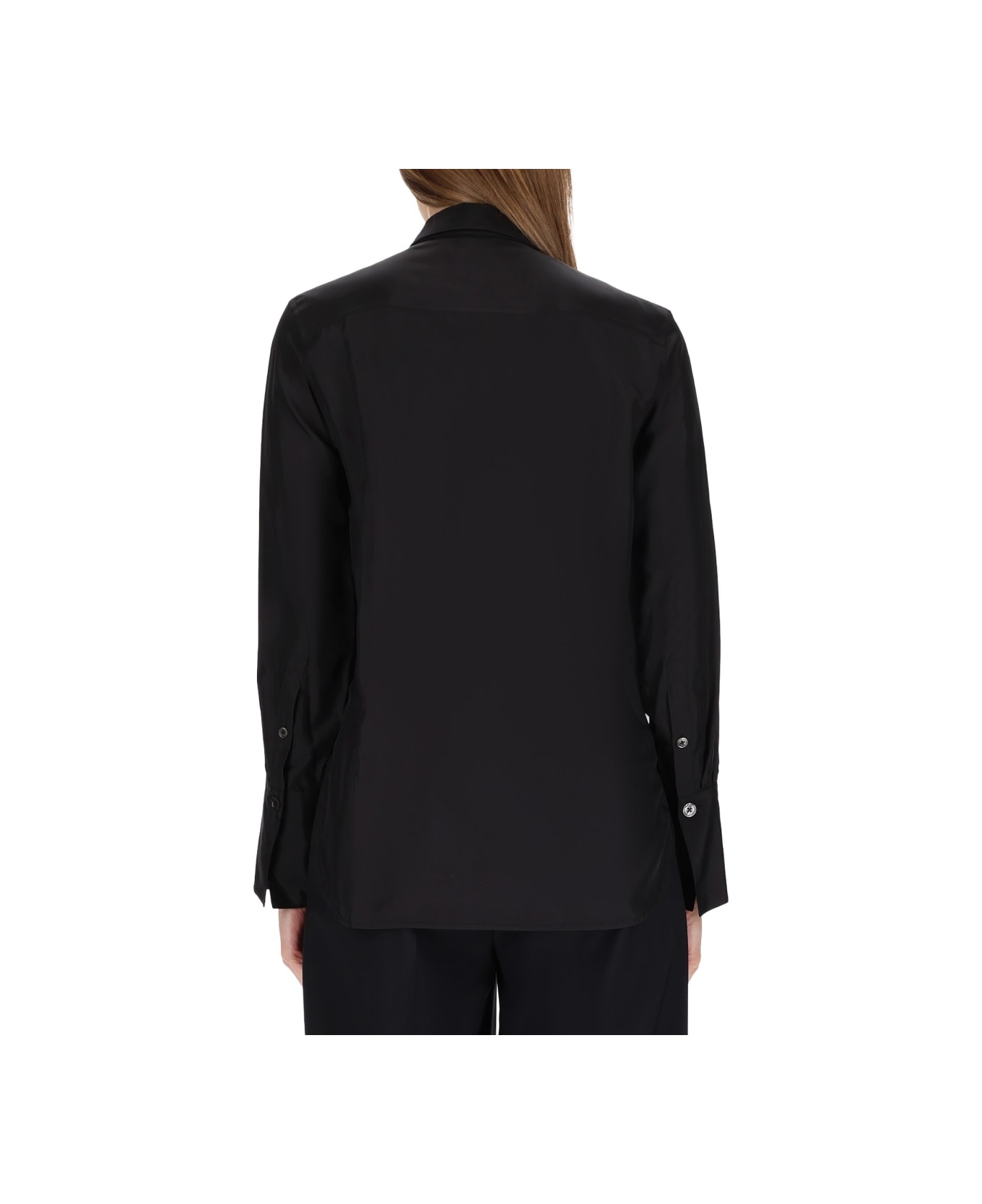 Paul Smith Shirt With Tie - BLACK