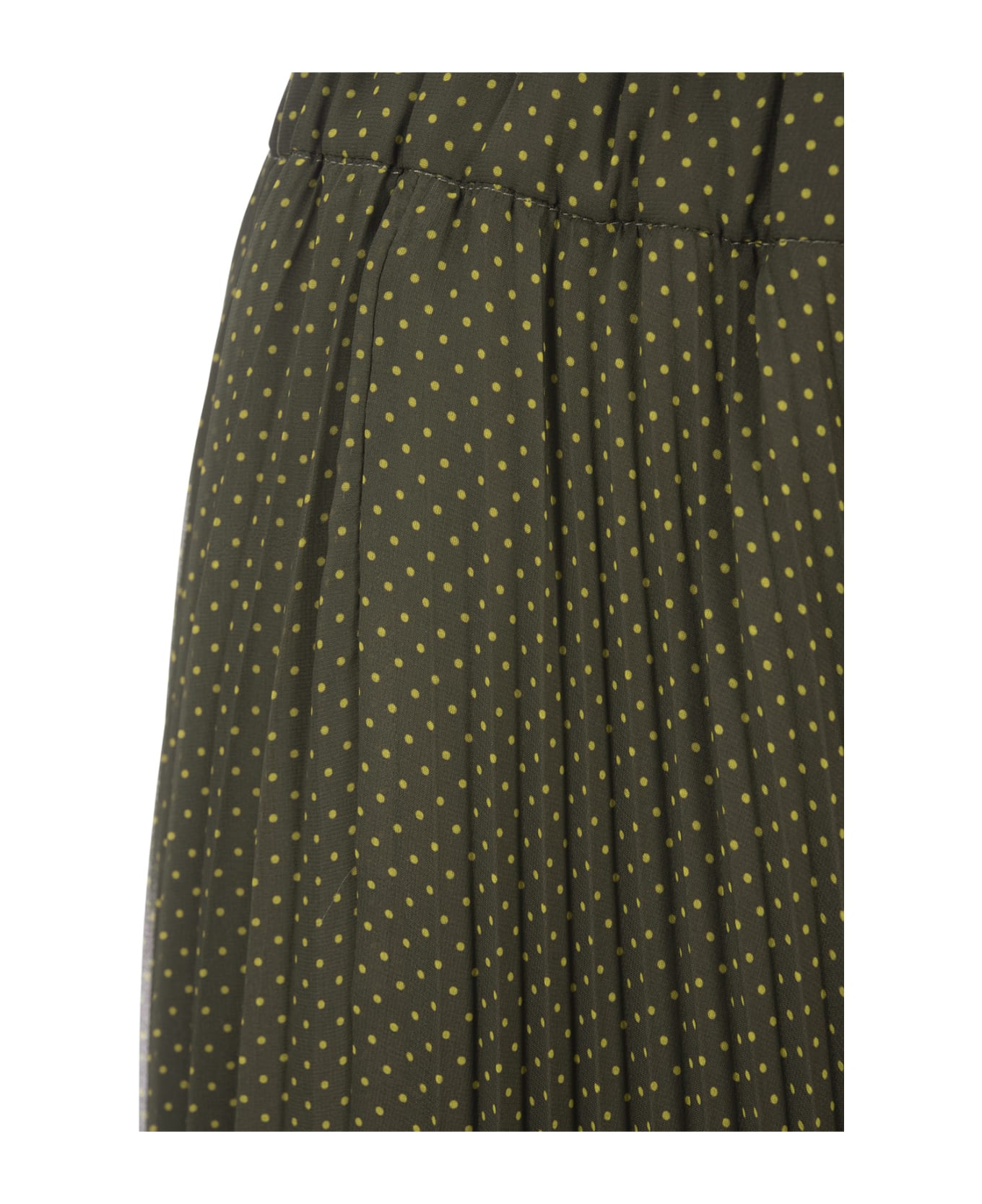 Parosh Green Plum Pleated Long Skirt - Green スカート