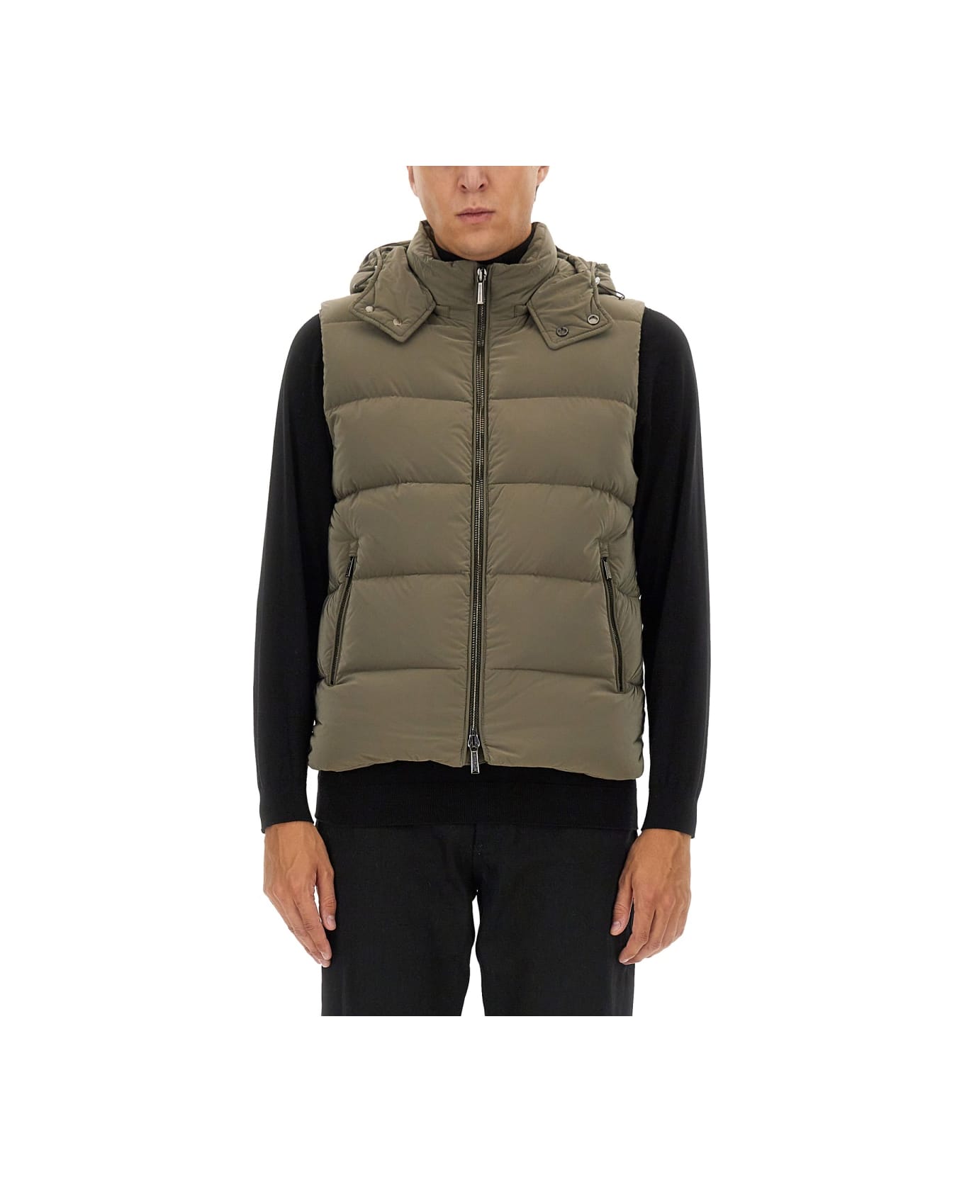 Moorer "fire" Padded Vest - GREEN