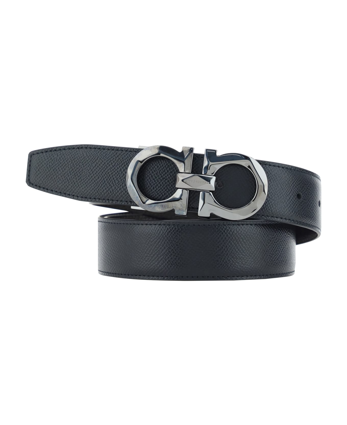 Ferragamo Reversible Belt - Black ベルト
