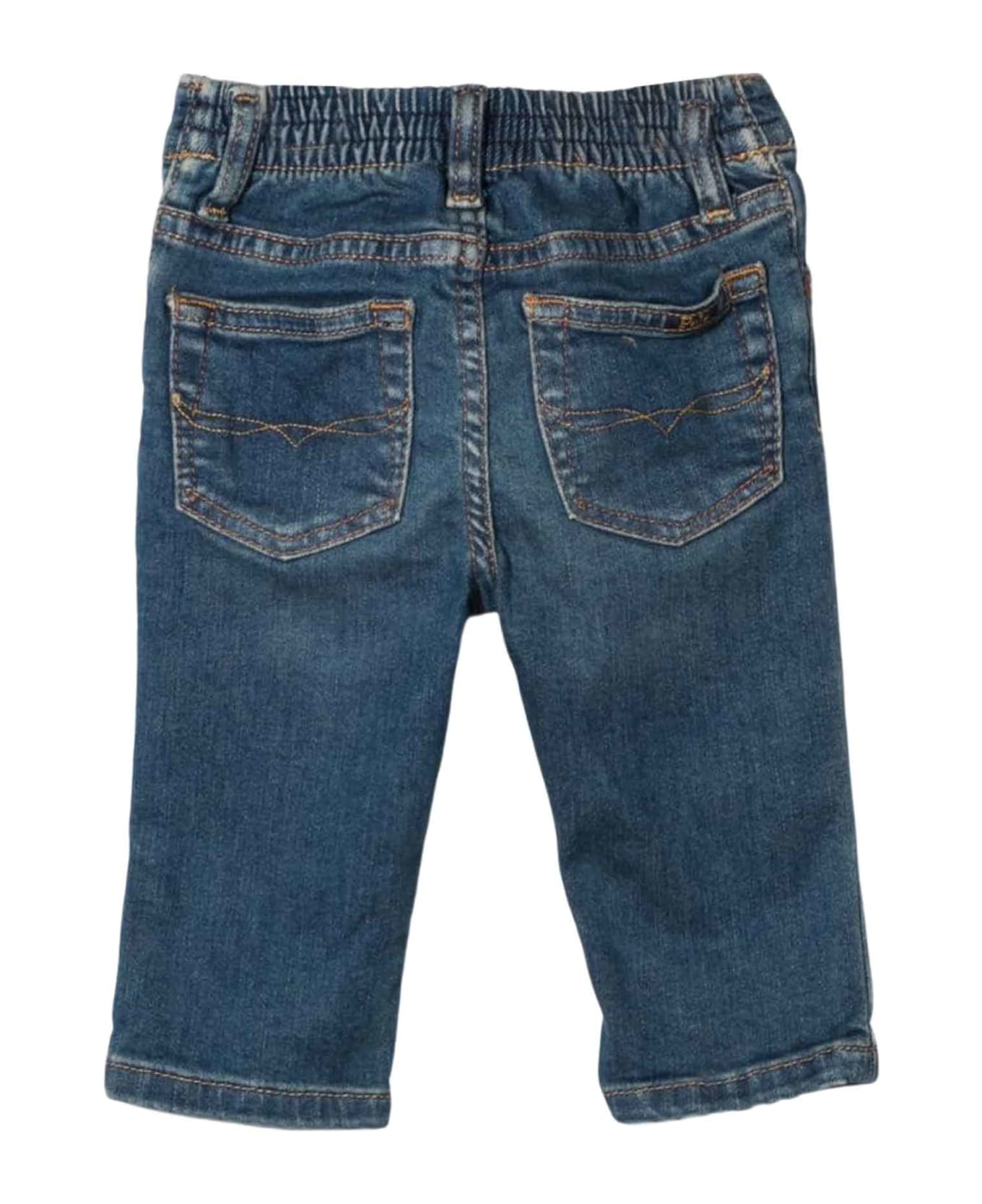 Ralph Lauren Denim Trousers Karrueche Baby Boy - Denim