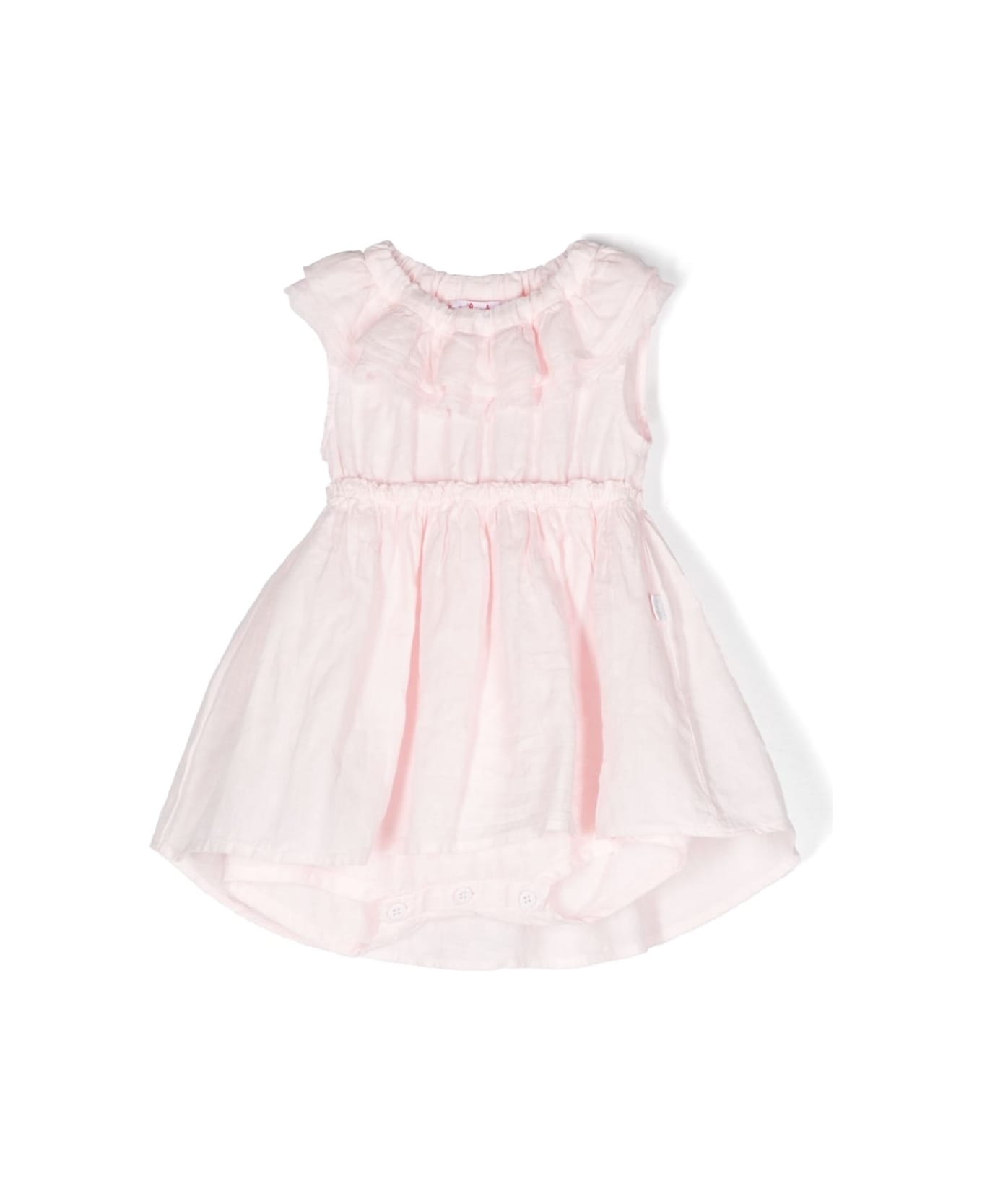 Il Gufo Dress With Ruffles - Pink ボディスーツ＆セットアップ