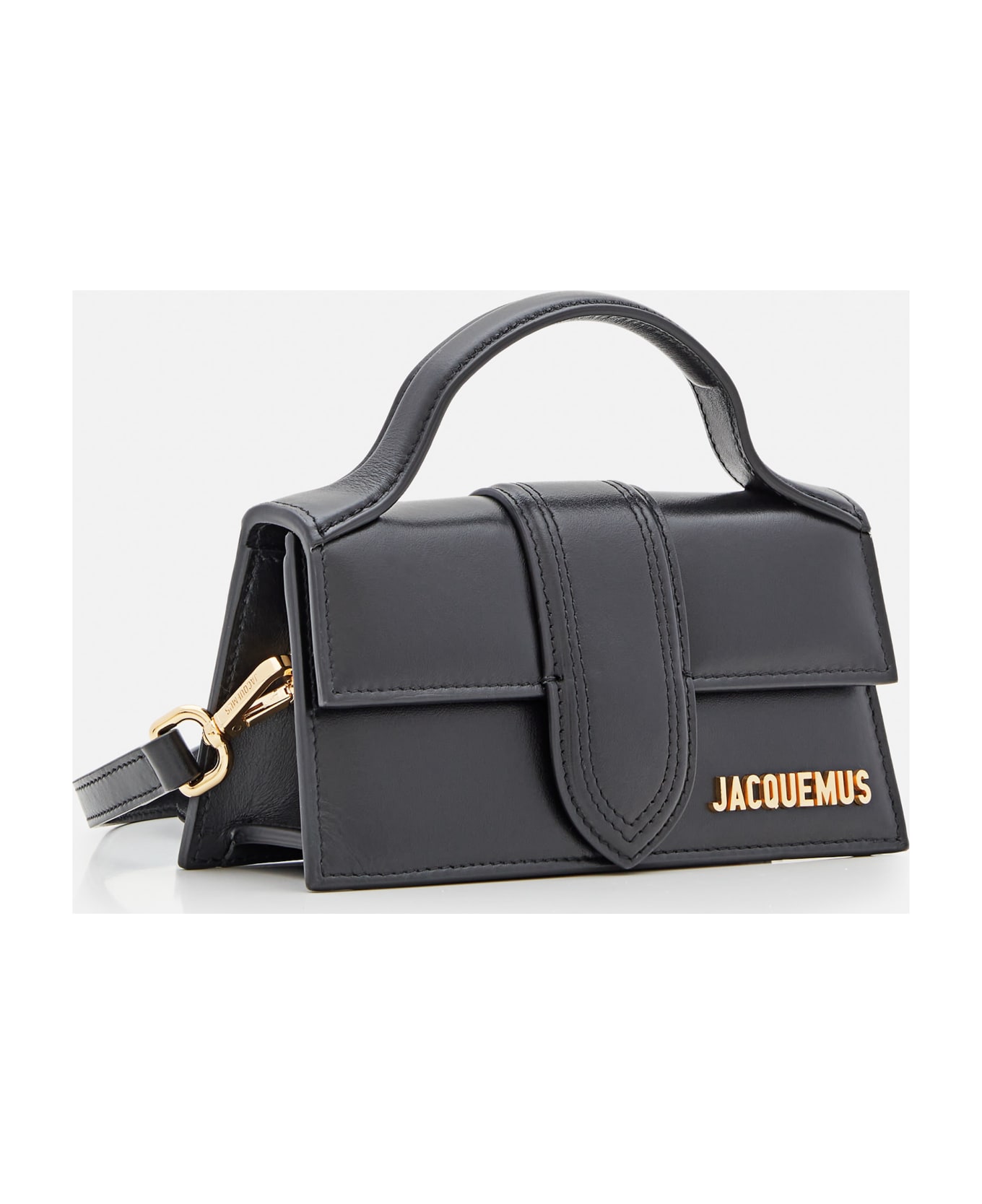 Jacquemus Le Bambino Leather Top Handle Bag - Black