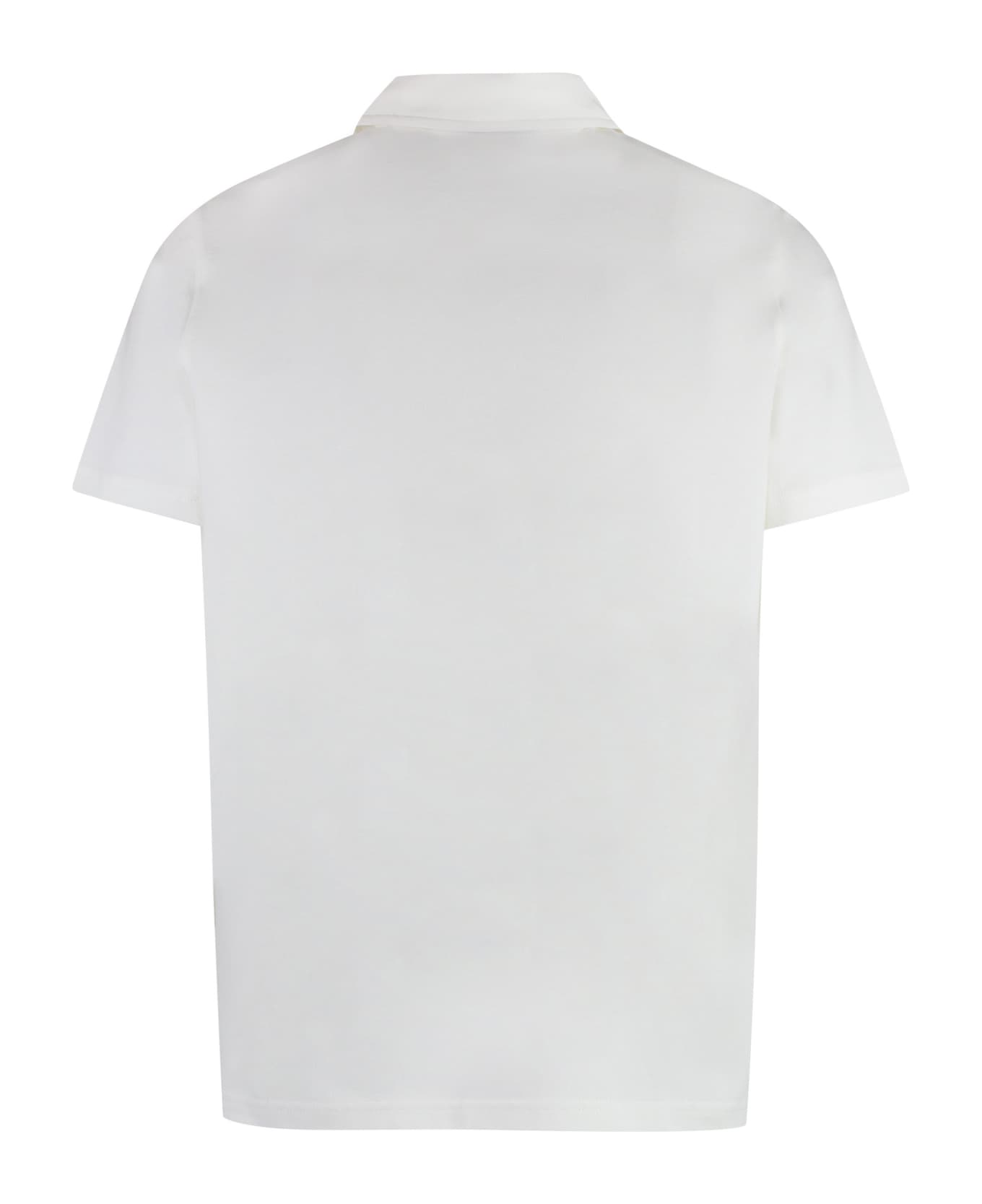 A.P.C. Austin Polo Shirt With Logo Embroidery - White ポロシャツ