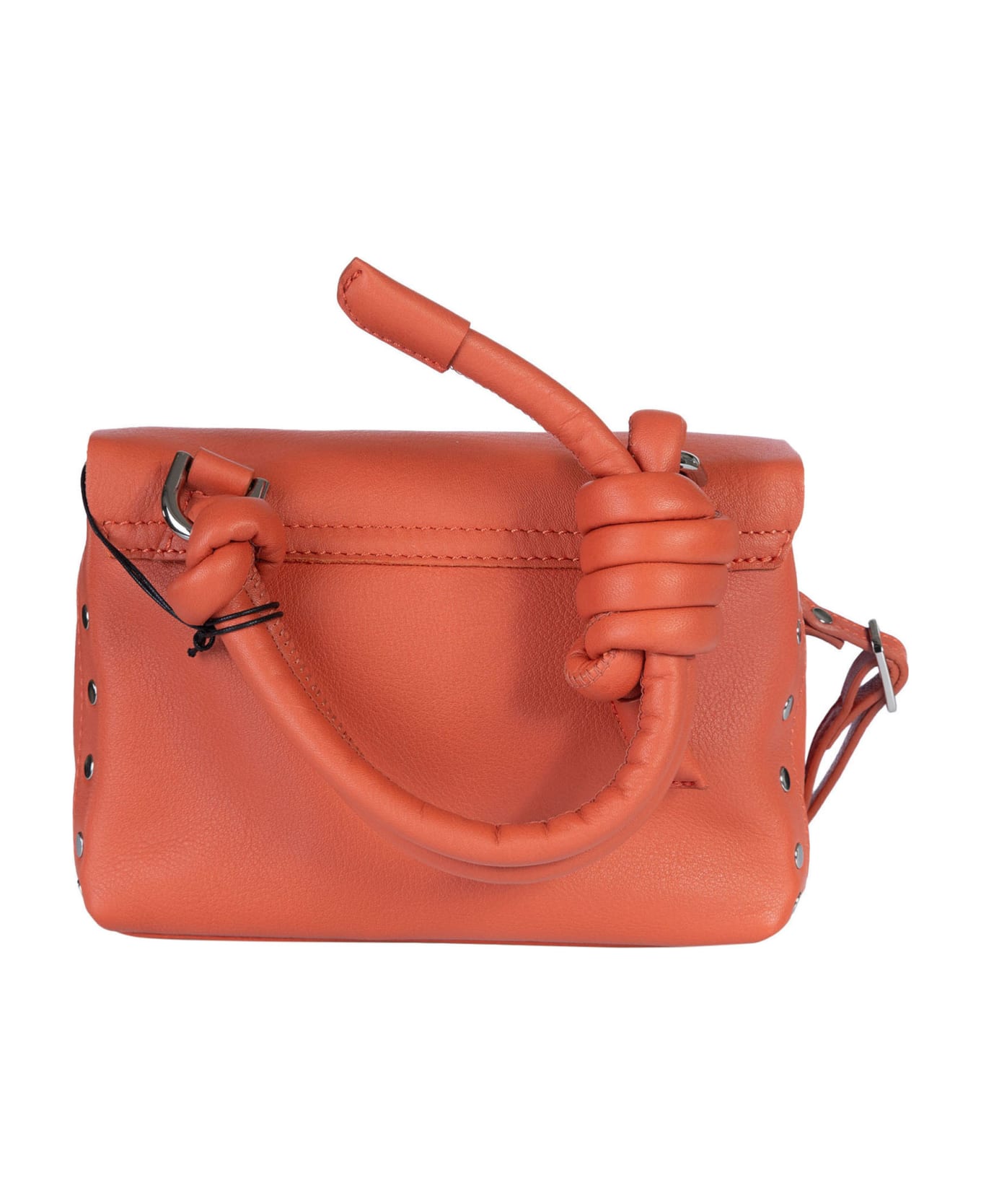 Zanellato Postina Piuma Knot Shoulder Bag - Orange