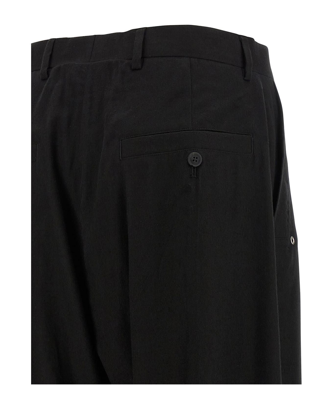 Rick Owens 
tailored Wide Belas
 Pants - Black  