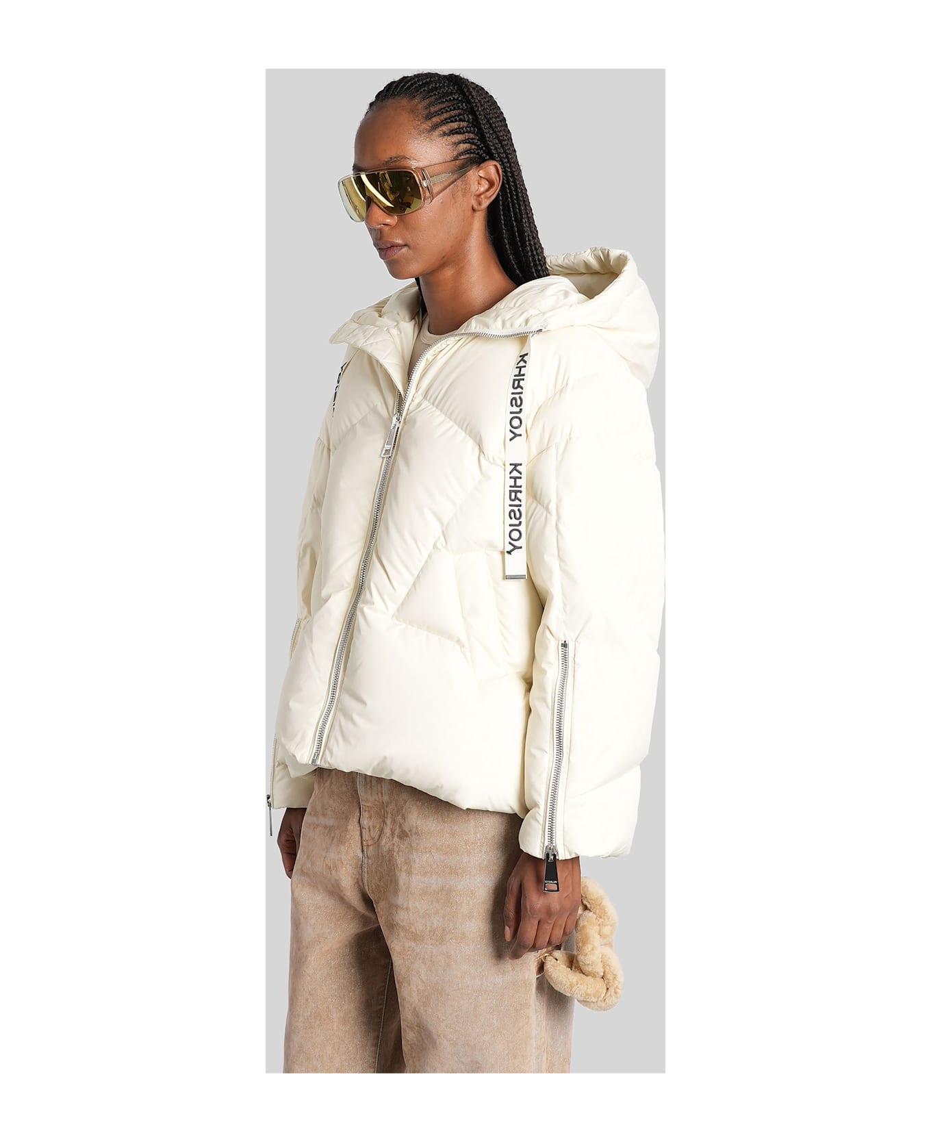 Khrisjoy Puffer In Beige Polyamide - BUTTER