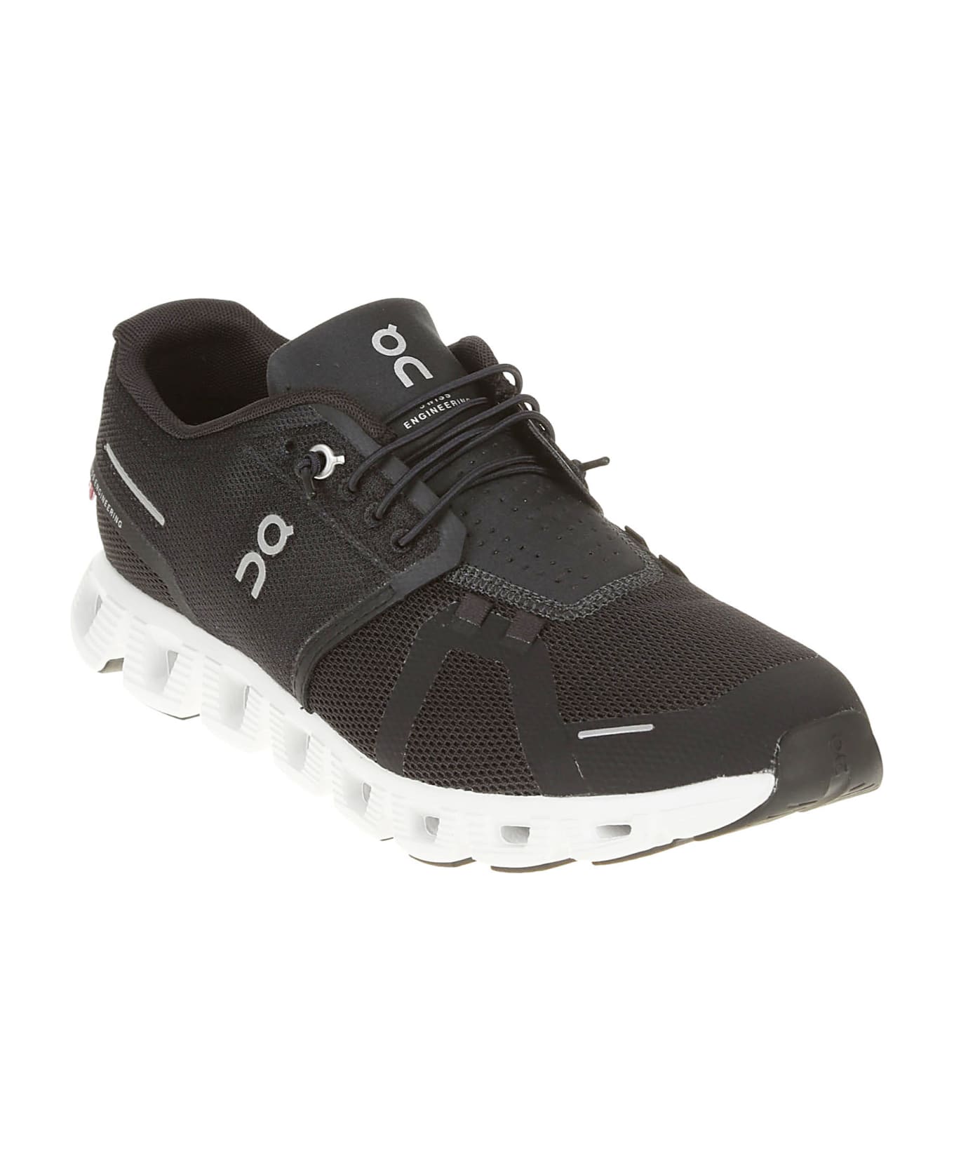ON Logo Side Classic Sneakers - Black/White