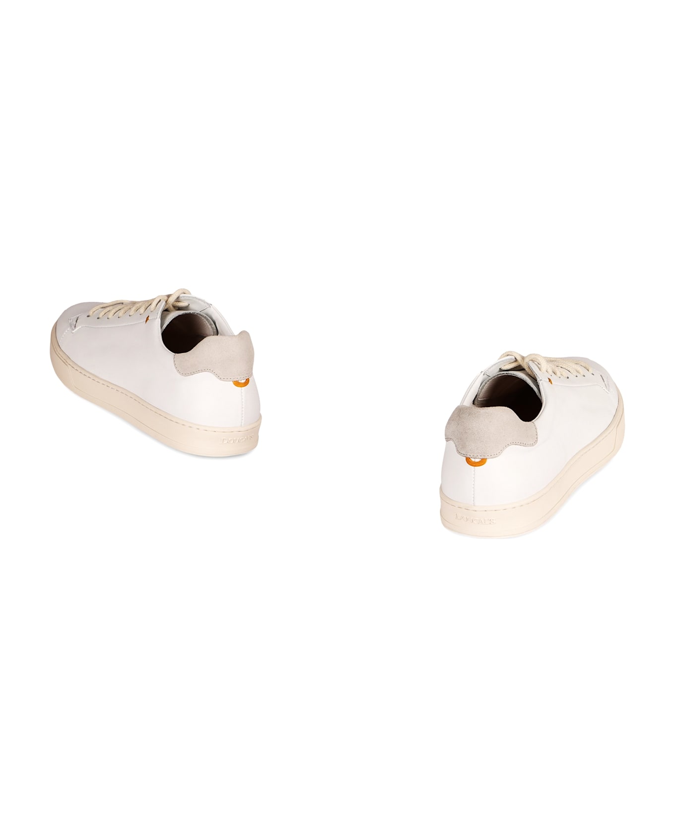 Doucal
s Leather Sneakers - White