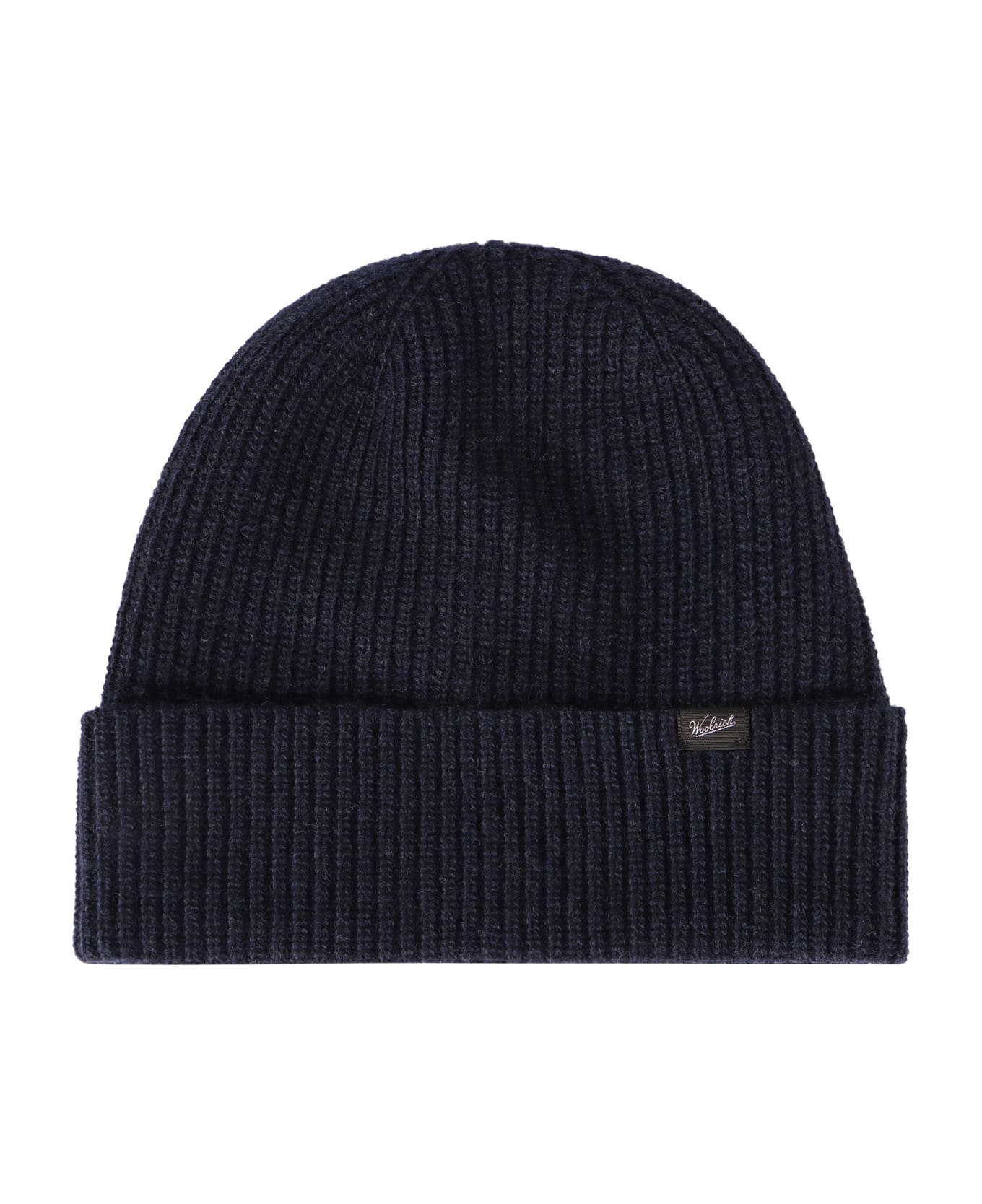 Woolrich Ribbed Knit Beanie - Blue