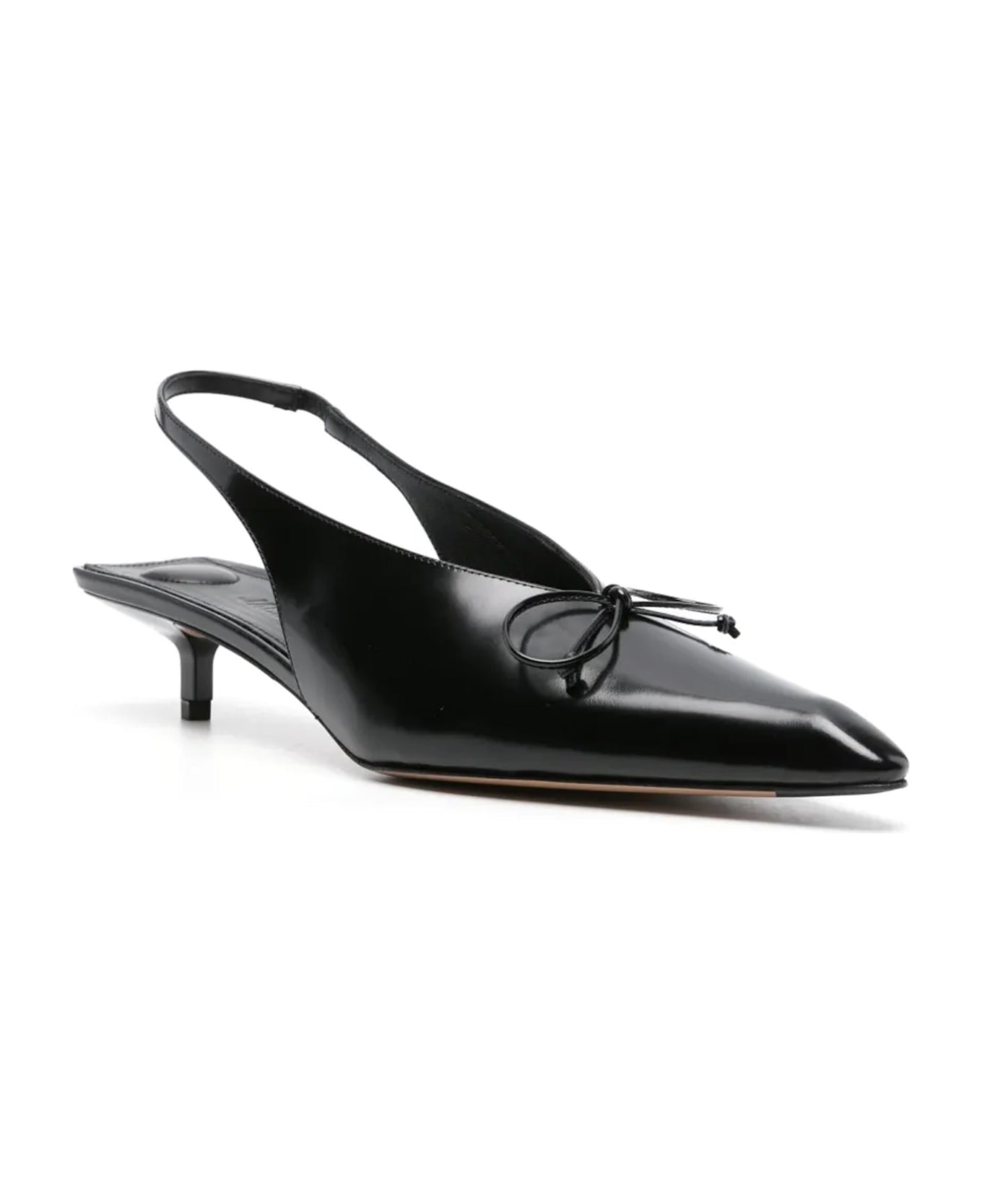 Jacquemus Cubisto 40mm Slingback Pumps - Black