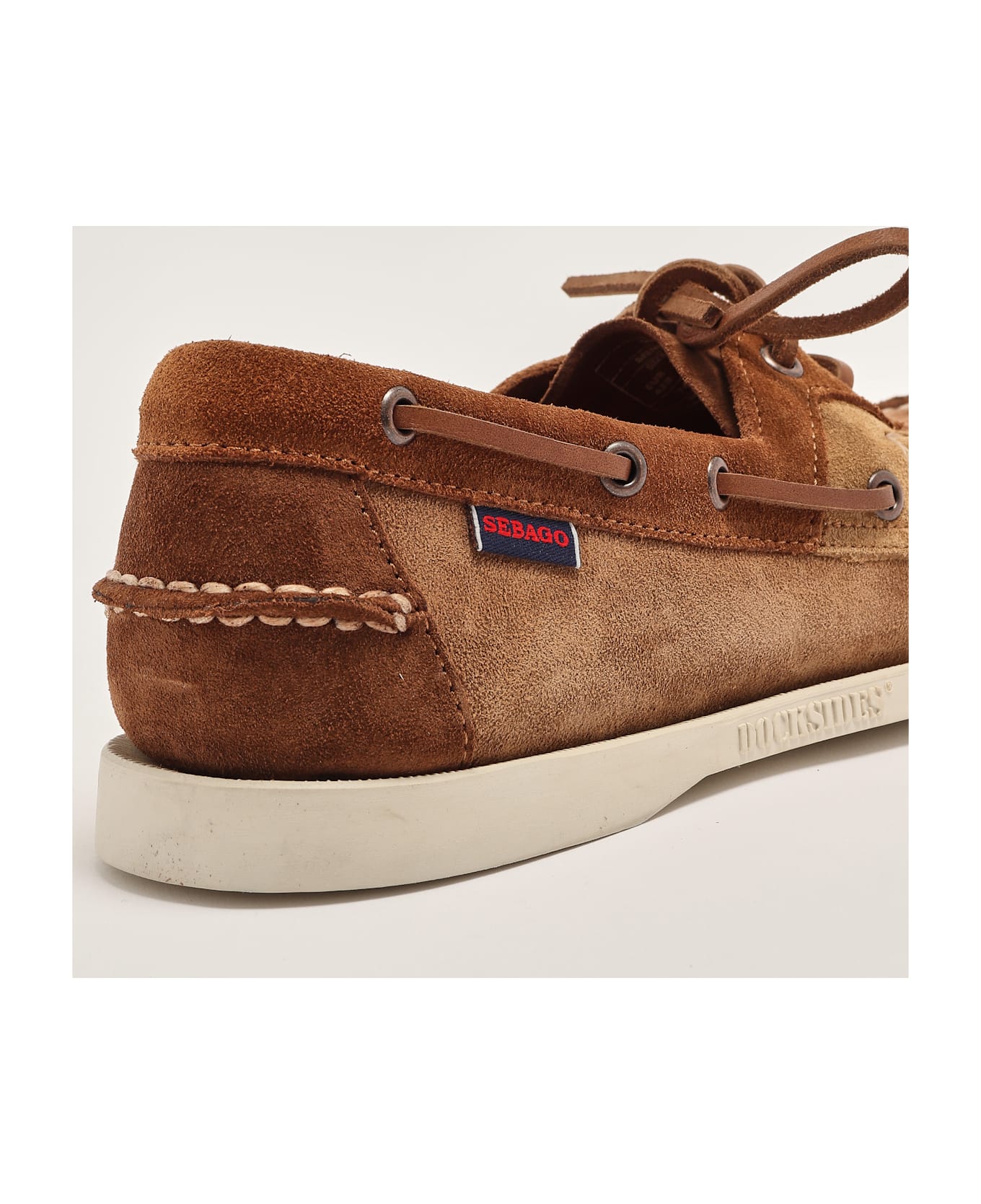 Sebago Rossisland Jib Shadow Loafers - COGNAC
