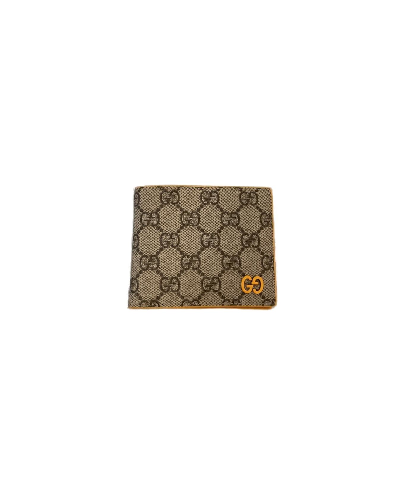 Gucci Gg Detailed Bifold Wallet - Crop