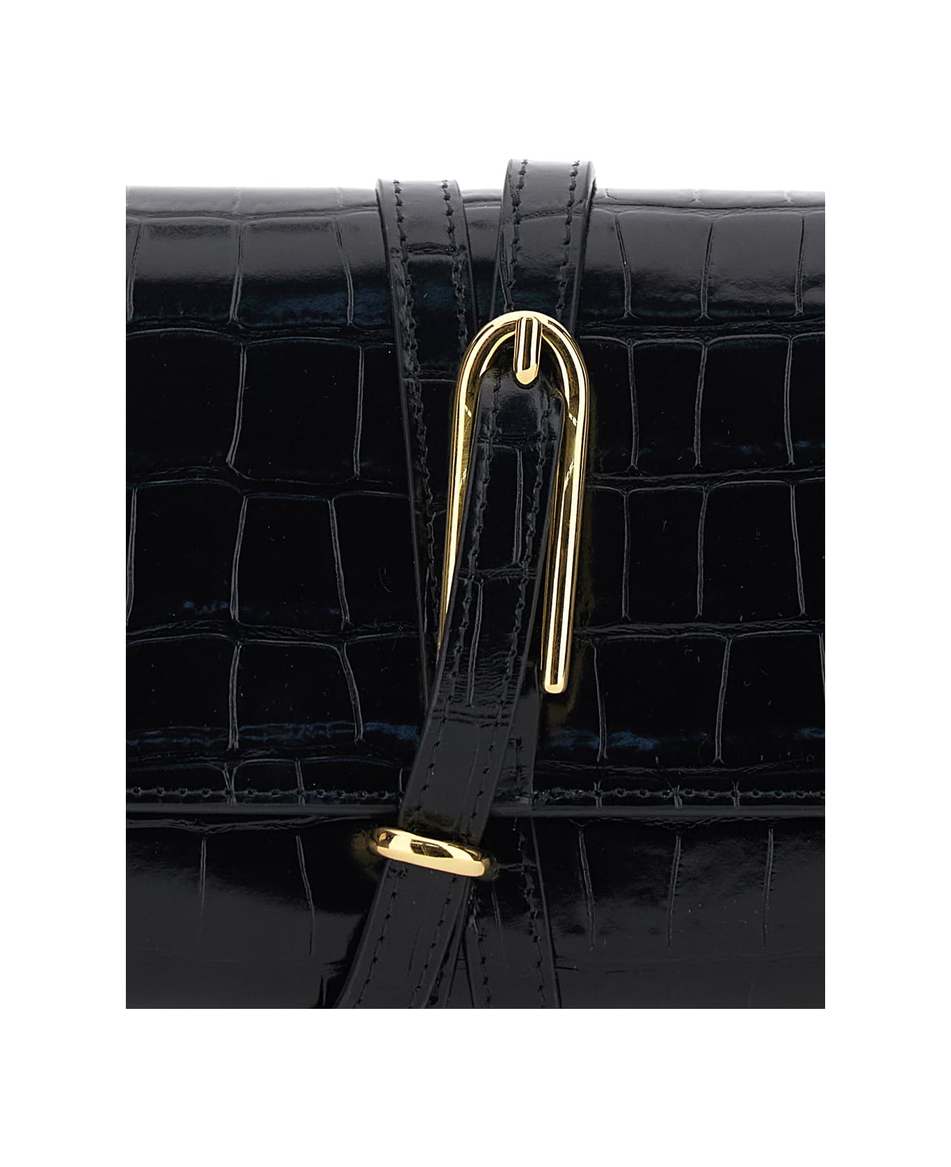 Little Liffner Belted Clutch - Black