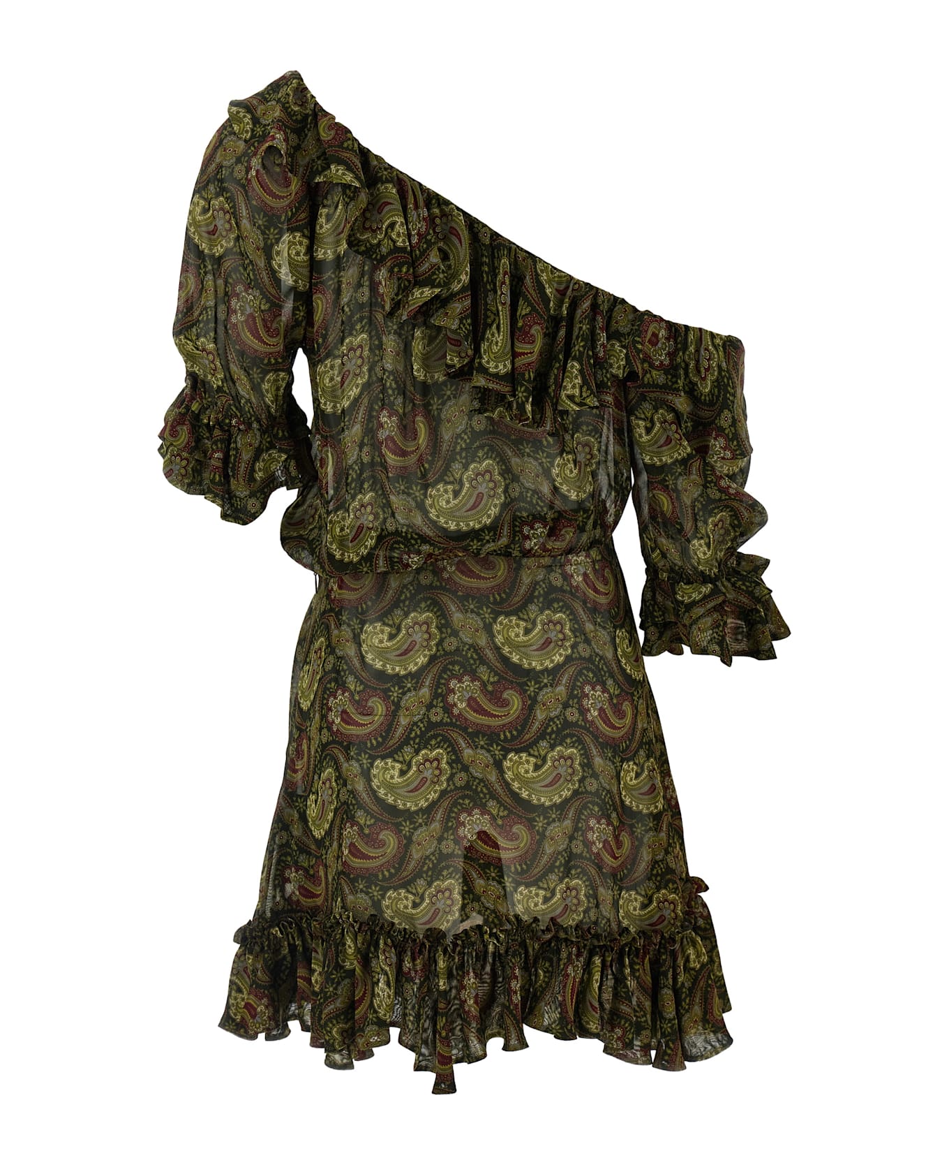 Saint Laurent Paisley Dress - Multicolor