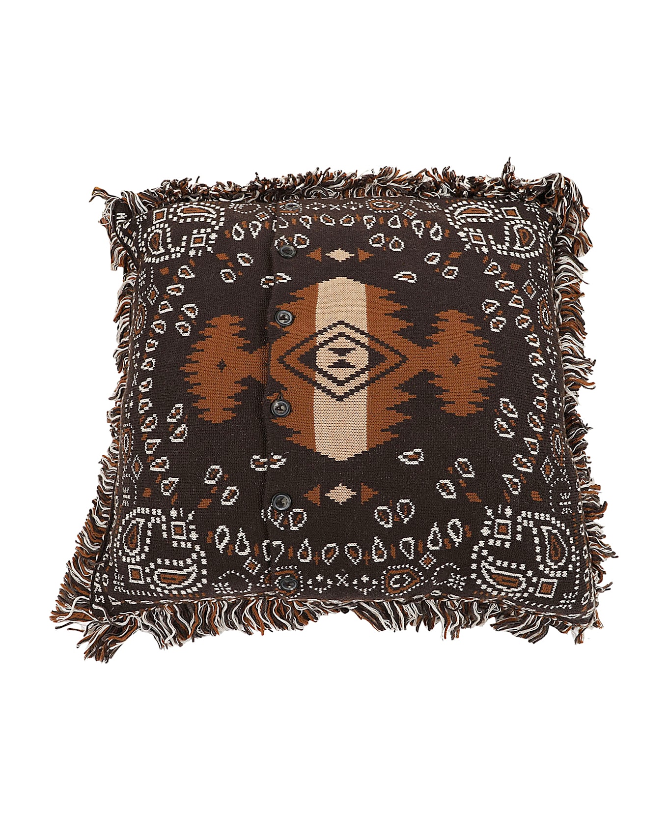 Alanui Ibrido Pillow - Coffee Dakar