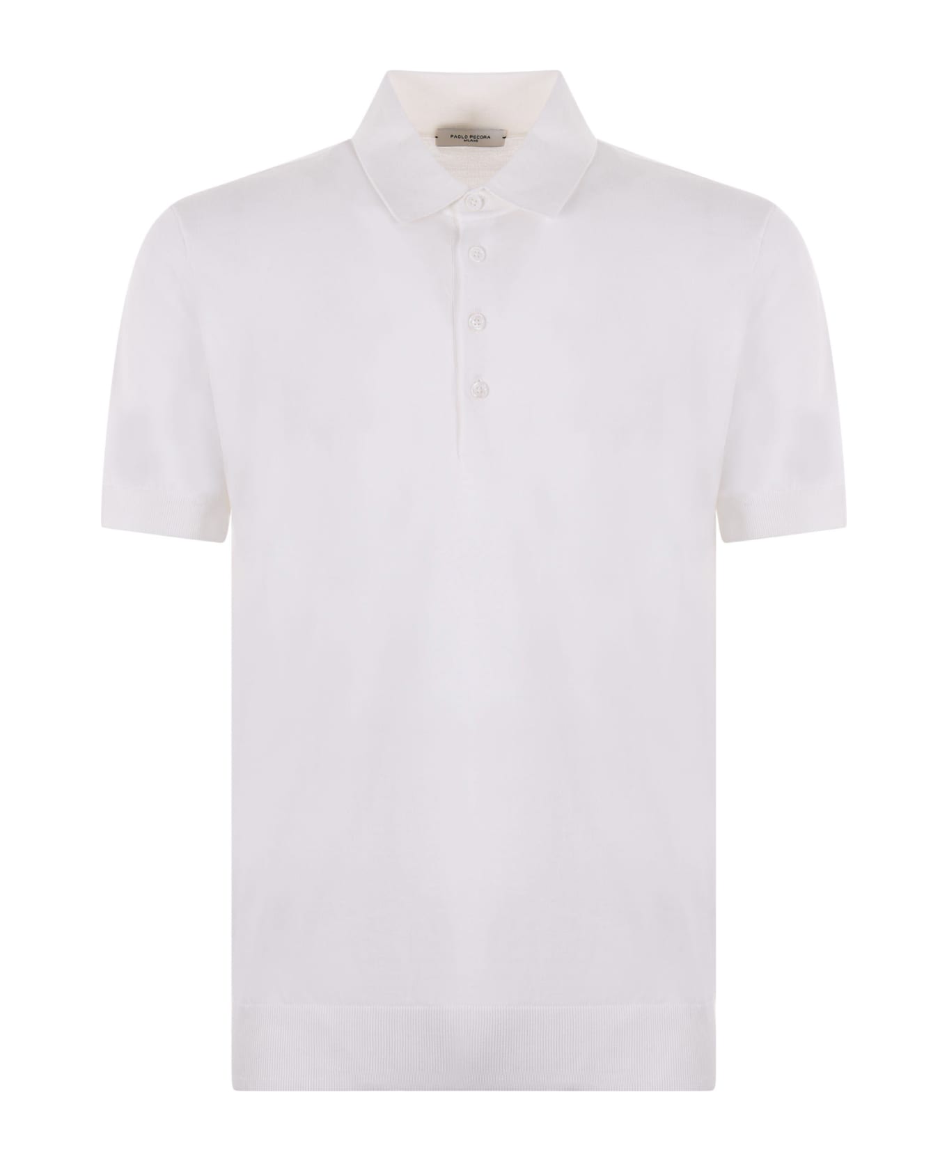 Paolo Pecora Polo Shirt - Bianco ポロシャツ
