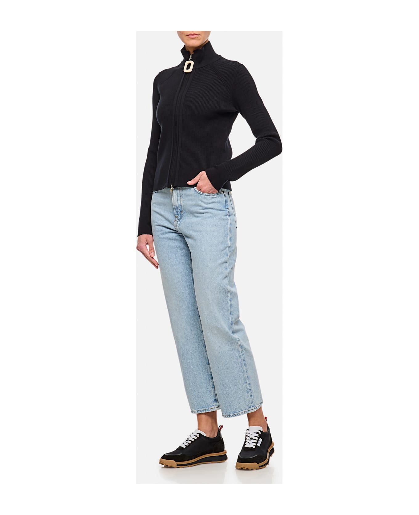 Frame Le Jane Crop - Clear Blue