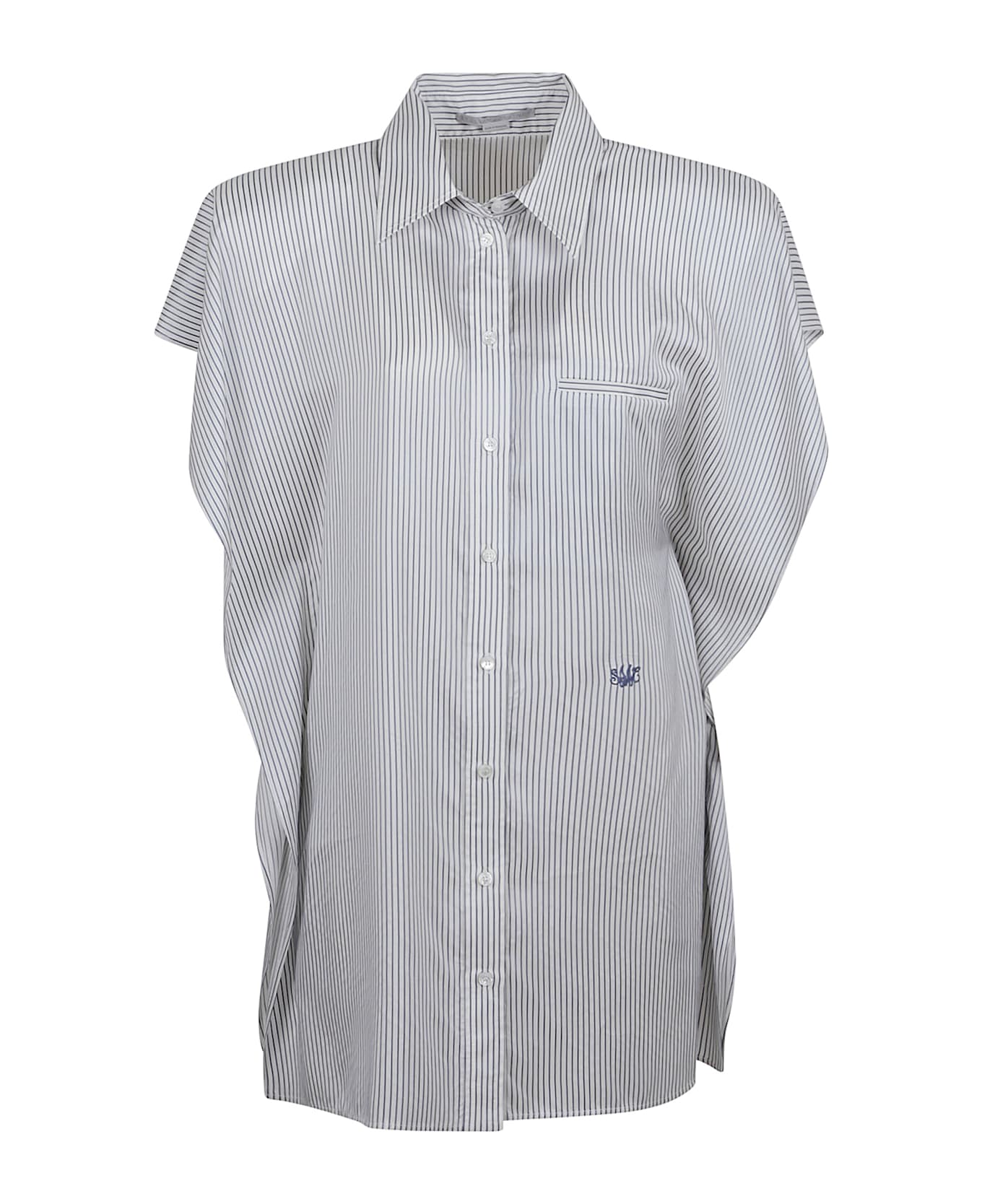 Stella McCartney Striped Shirt Dress - White Steel