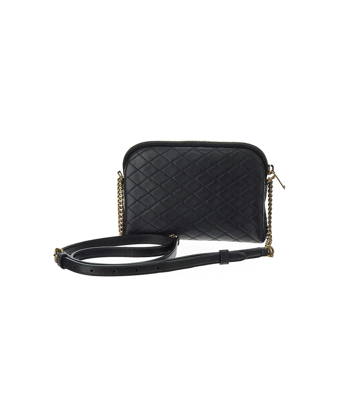 Saint Laurent Gavy Leather Envelope - Black