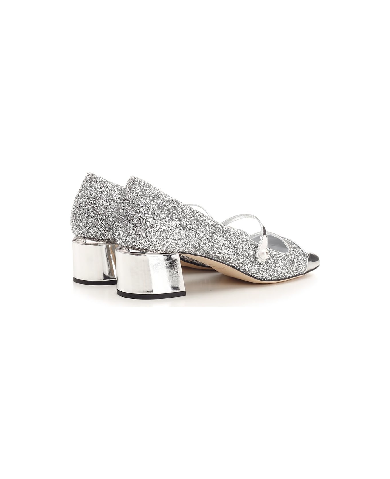 Jimmy Choo "elisa" Mary Jane - Silver